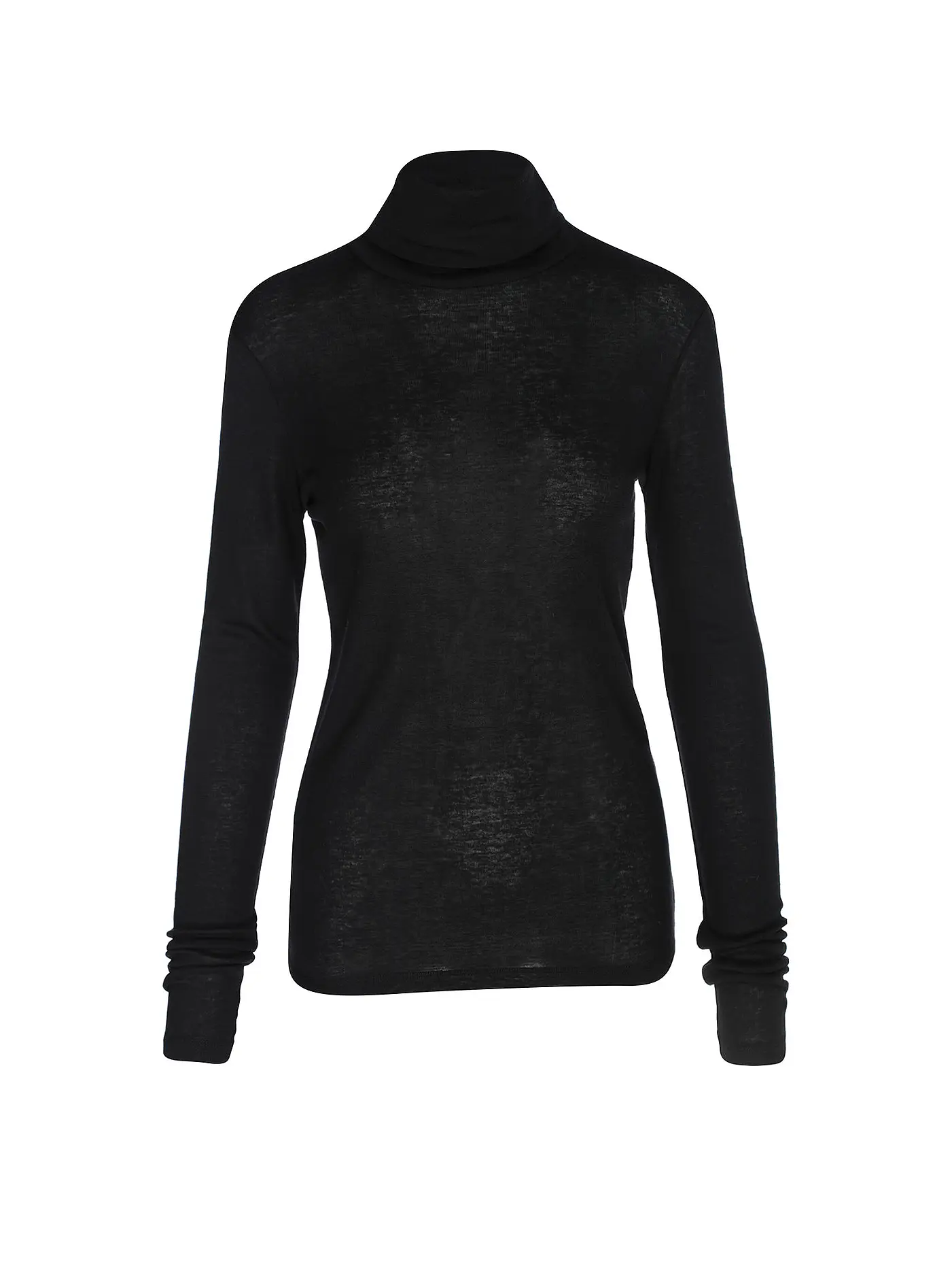 CLOSED | Rollkragenshirt | schwarz