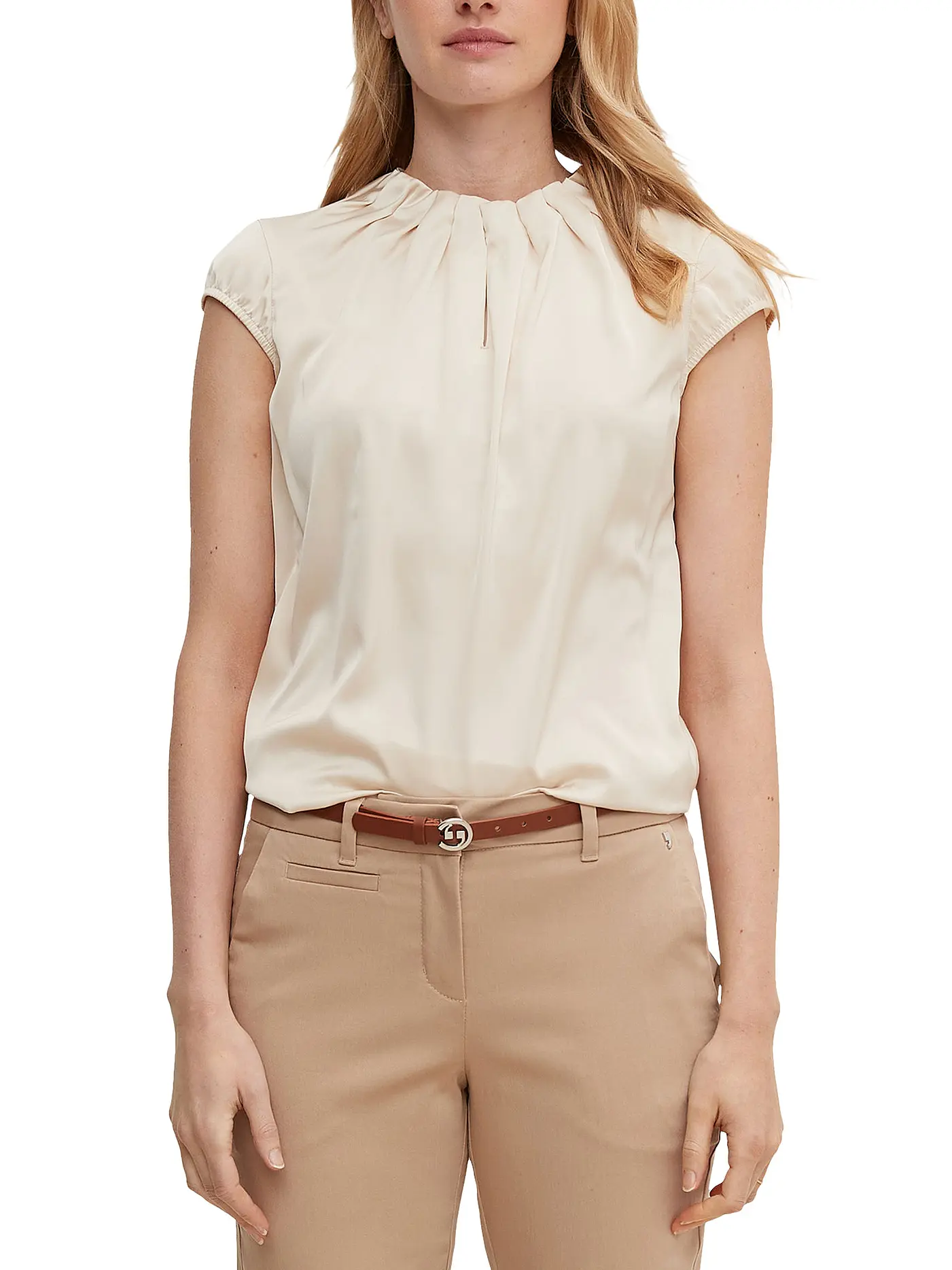 COMMA | Blusenshirt | beige