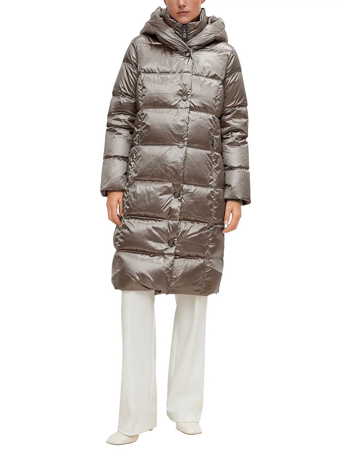 COMMA | Daunenmantel | beige