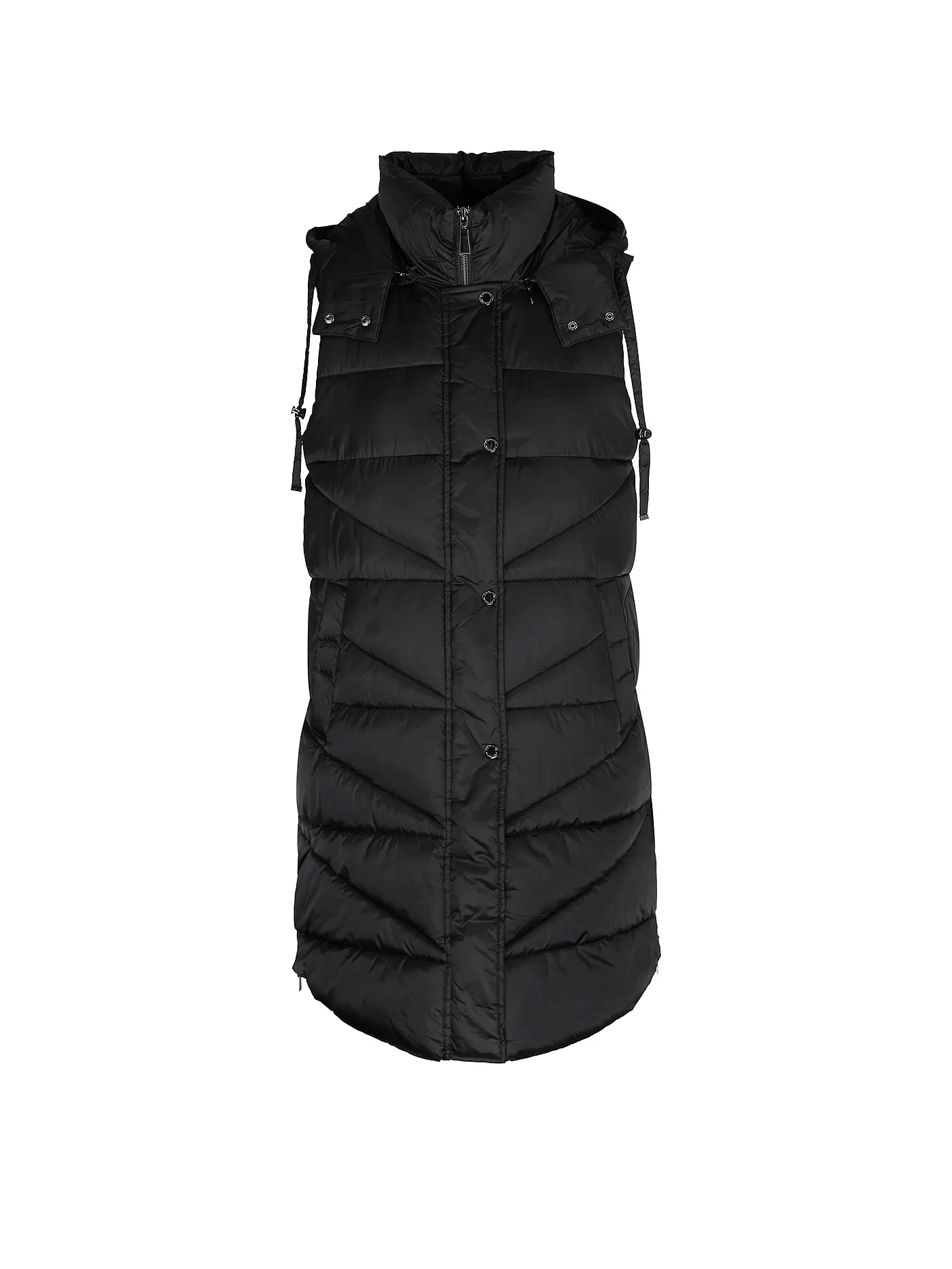 COMMA | Steppgilet | schwarz