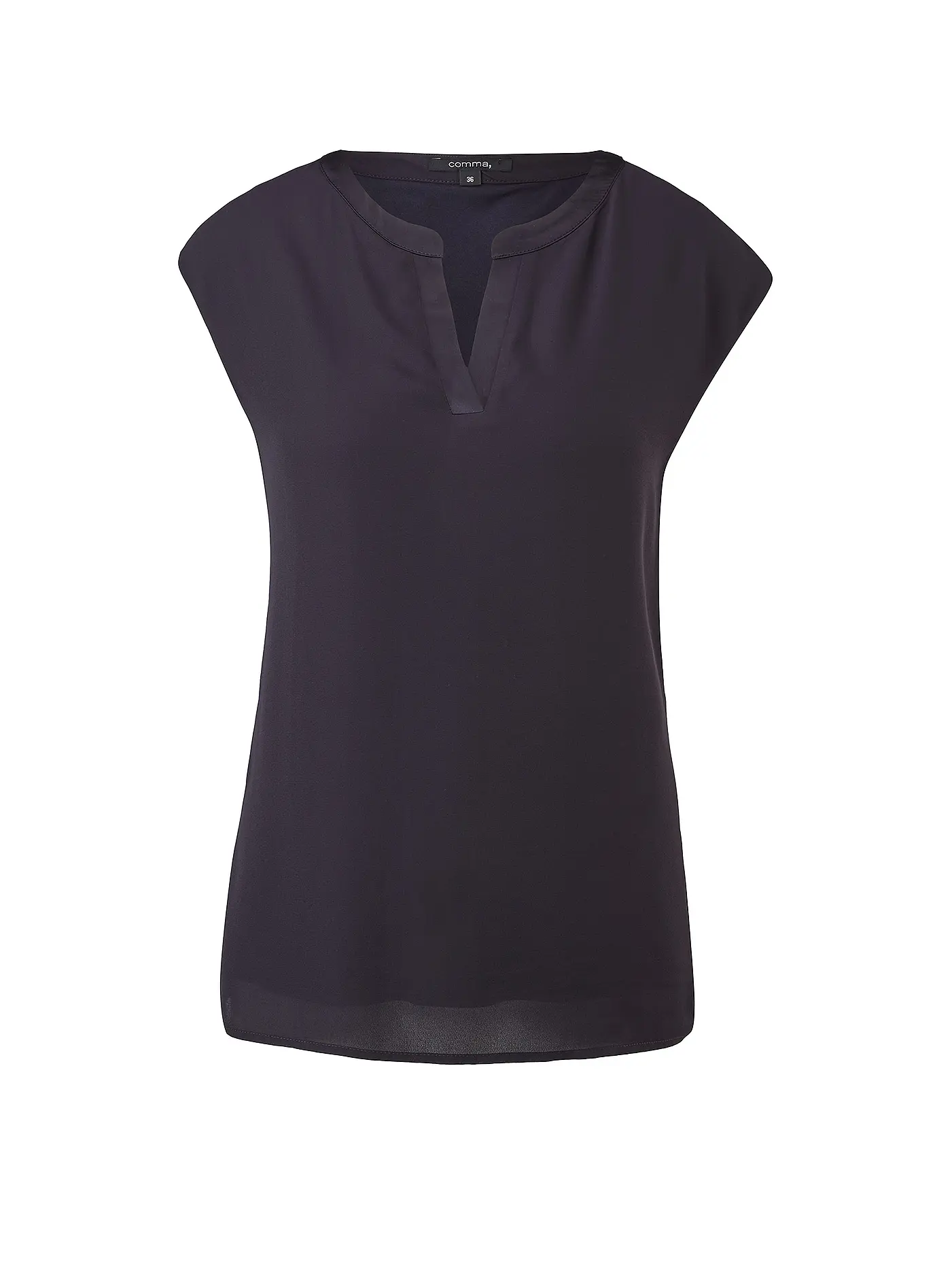 COMMA | T-Shirt | blau