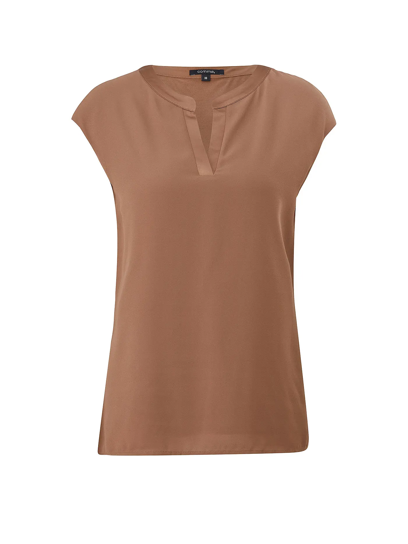 COMMA | T-Shirt | braun