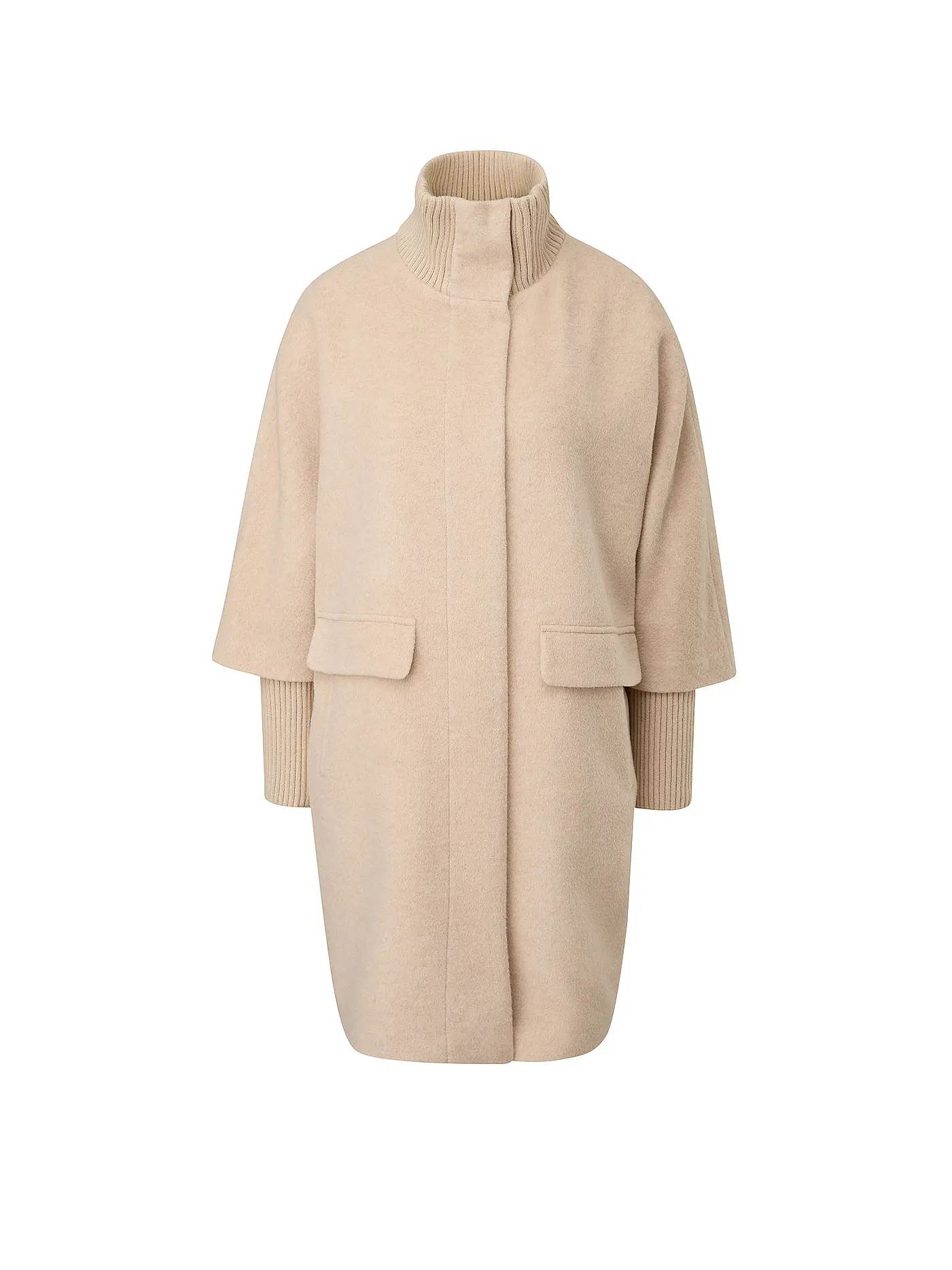 COMMA | Wollmantel | beige