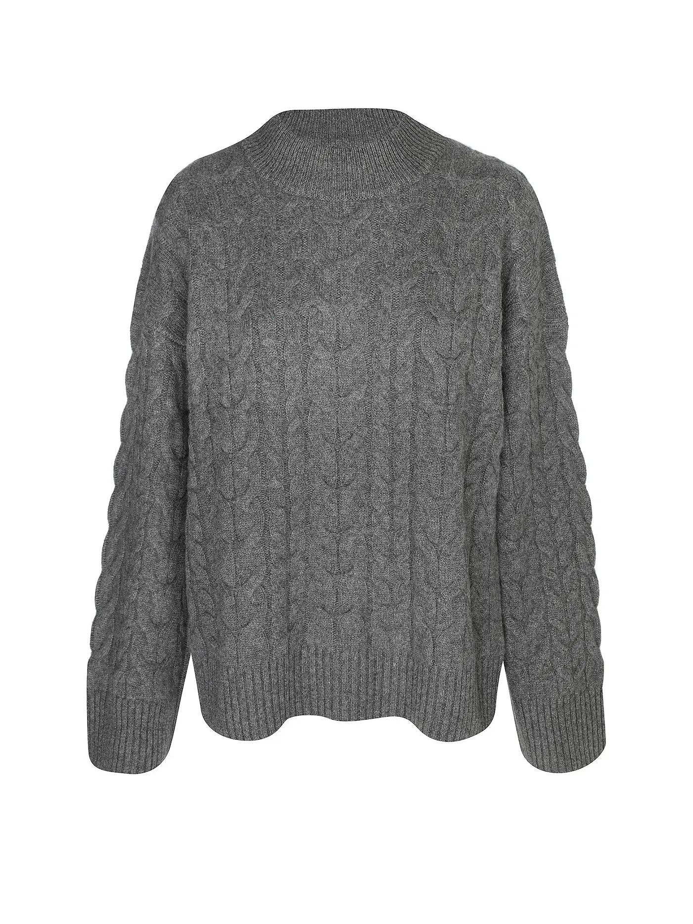 DAVIDA | Kaschmirpullover | grau
