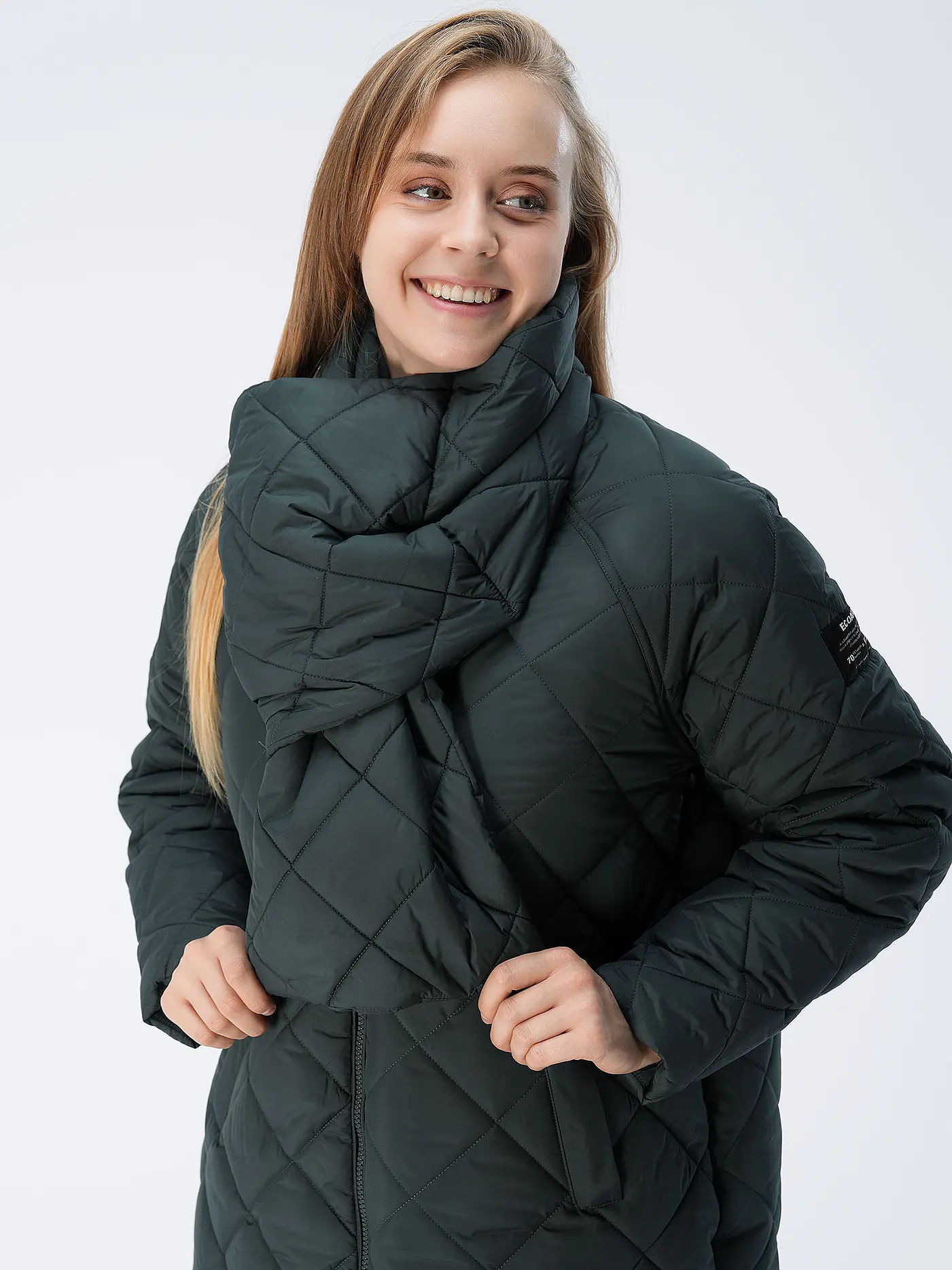 ECOALF | Steppjacke | dunkelgrün