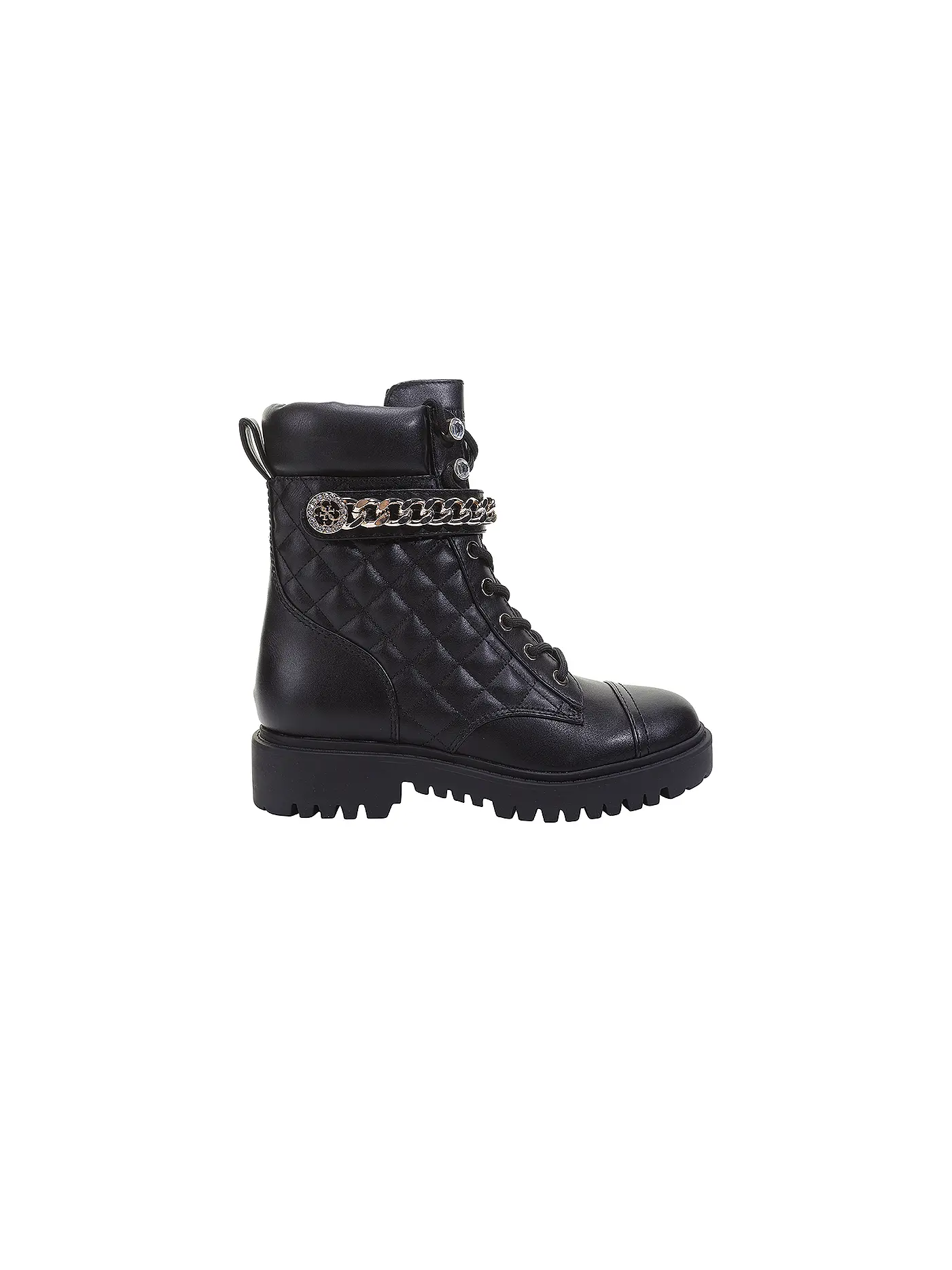 GUESS | Schnürstiefel | schwarz