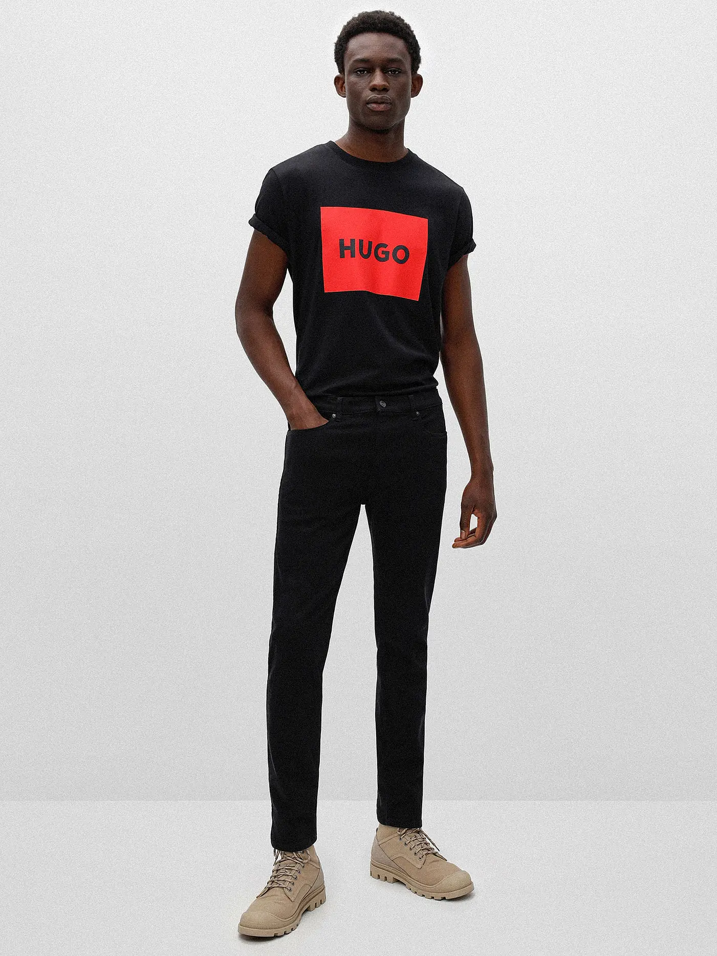 HUGO | T-Shirt | schwarz
