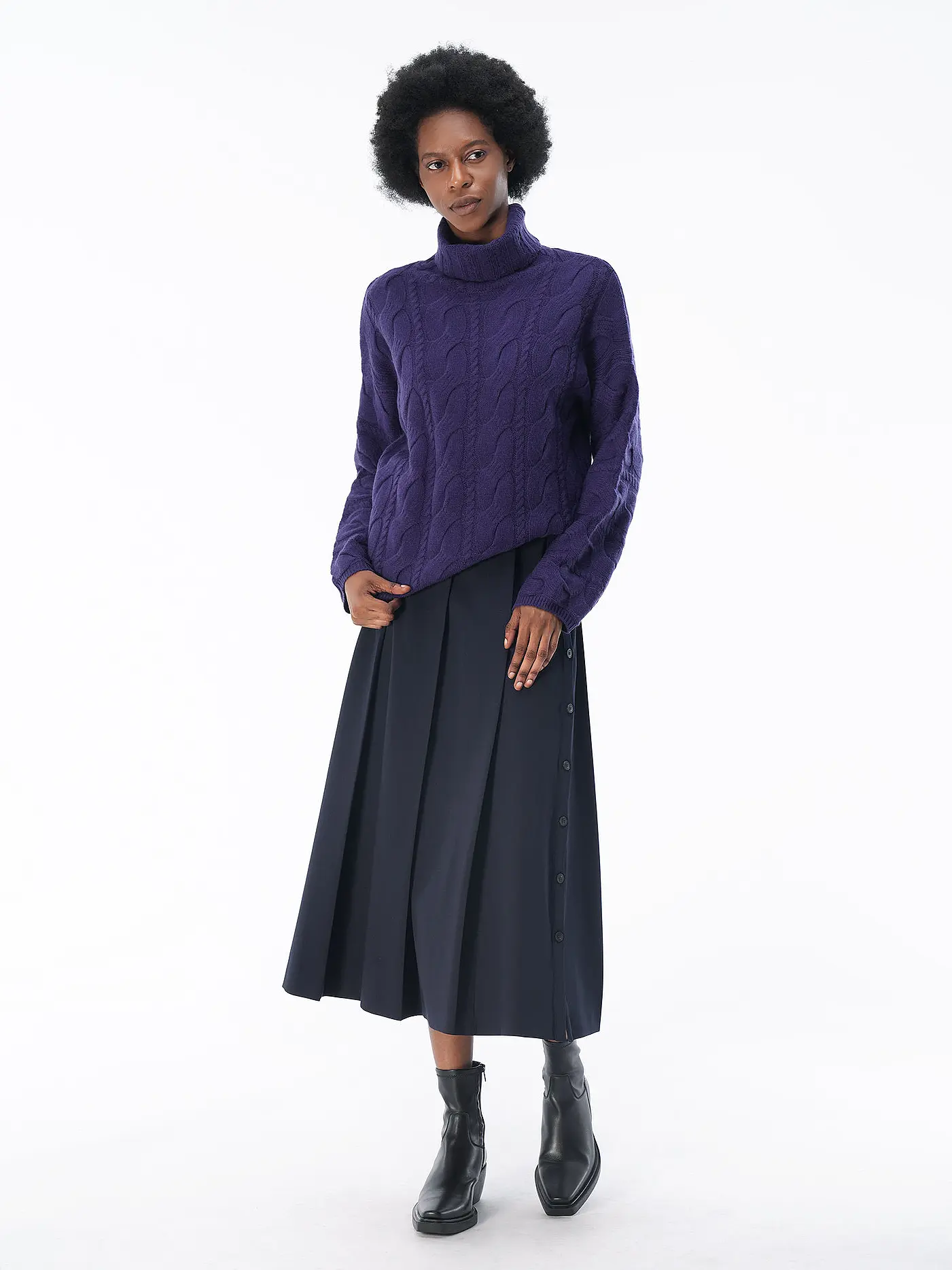 KATESTORM | Rollkragenpullover | lila