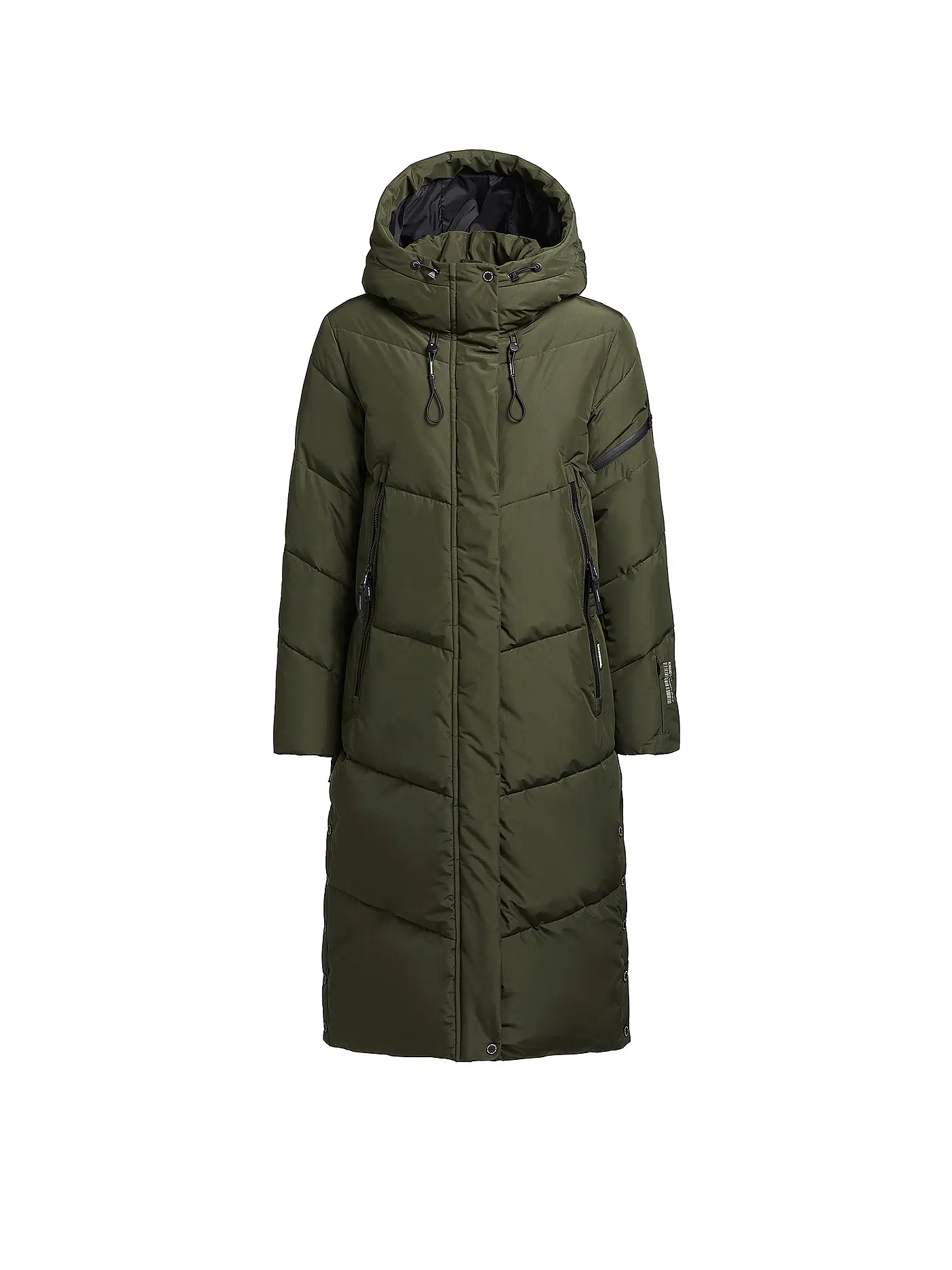 KHUJO | Steppmantel | olive