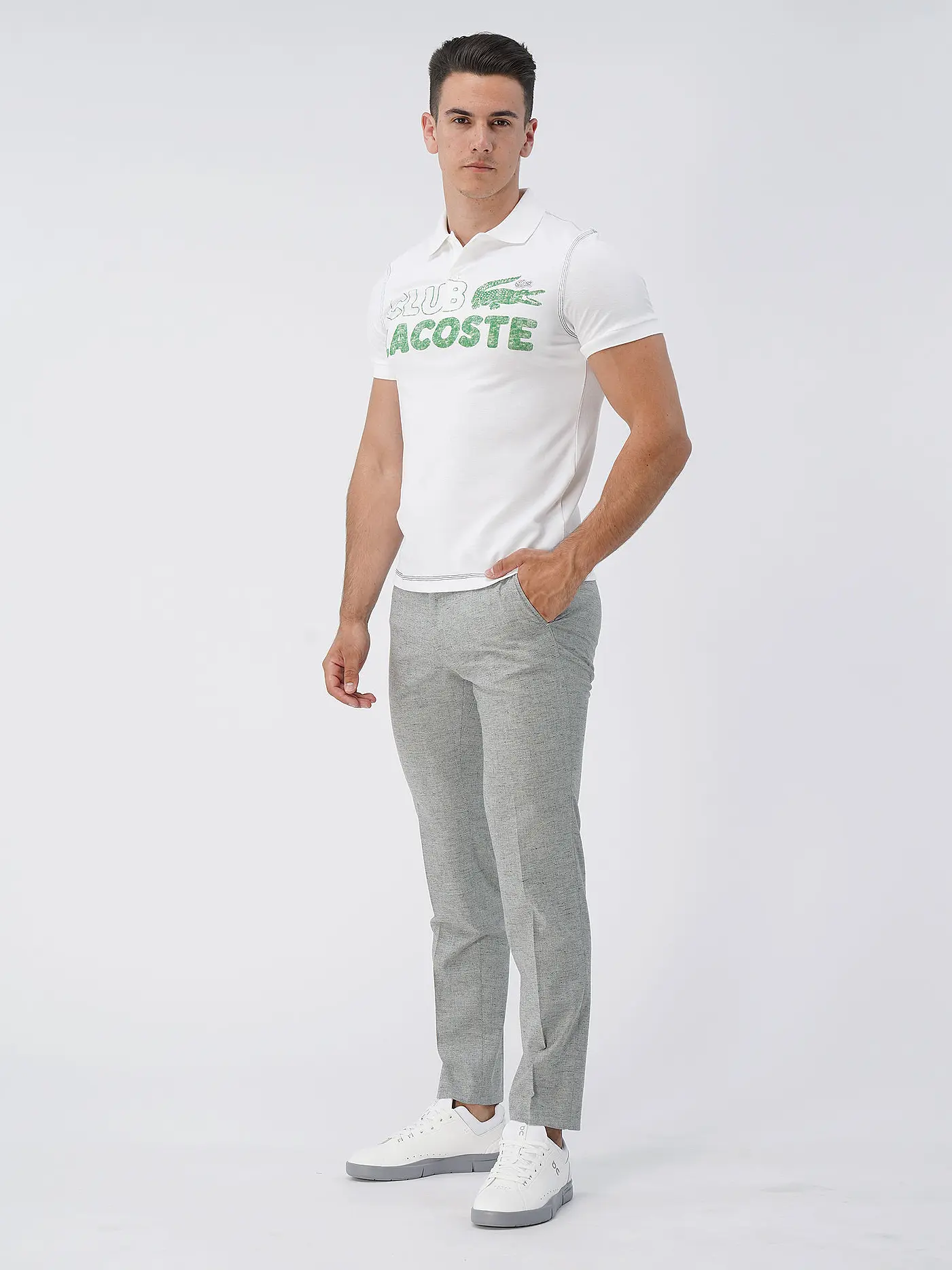 LACOSTE | Poloshirt | weiss
