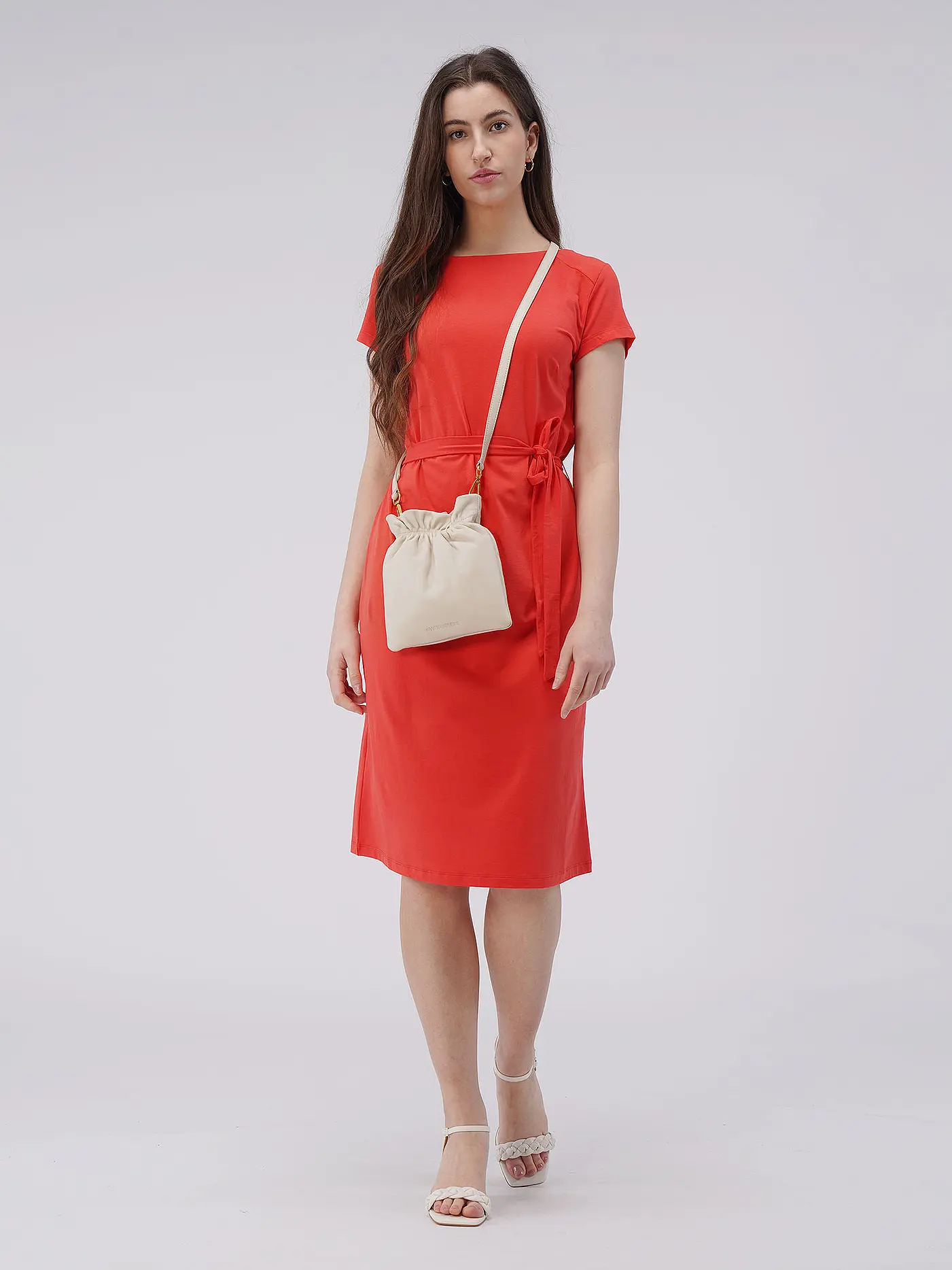 LANIUS | Jerseykleid | orange