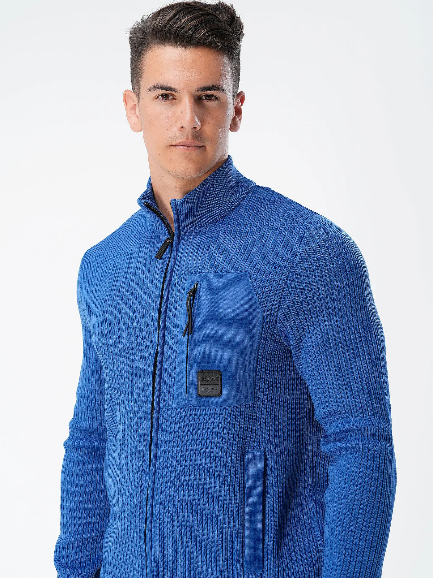 MAERZ | Strickjacke | blau