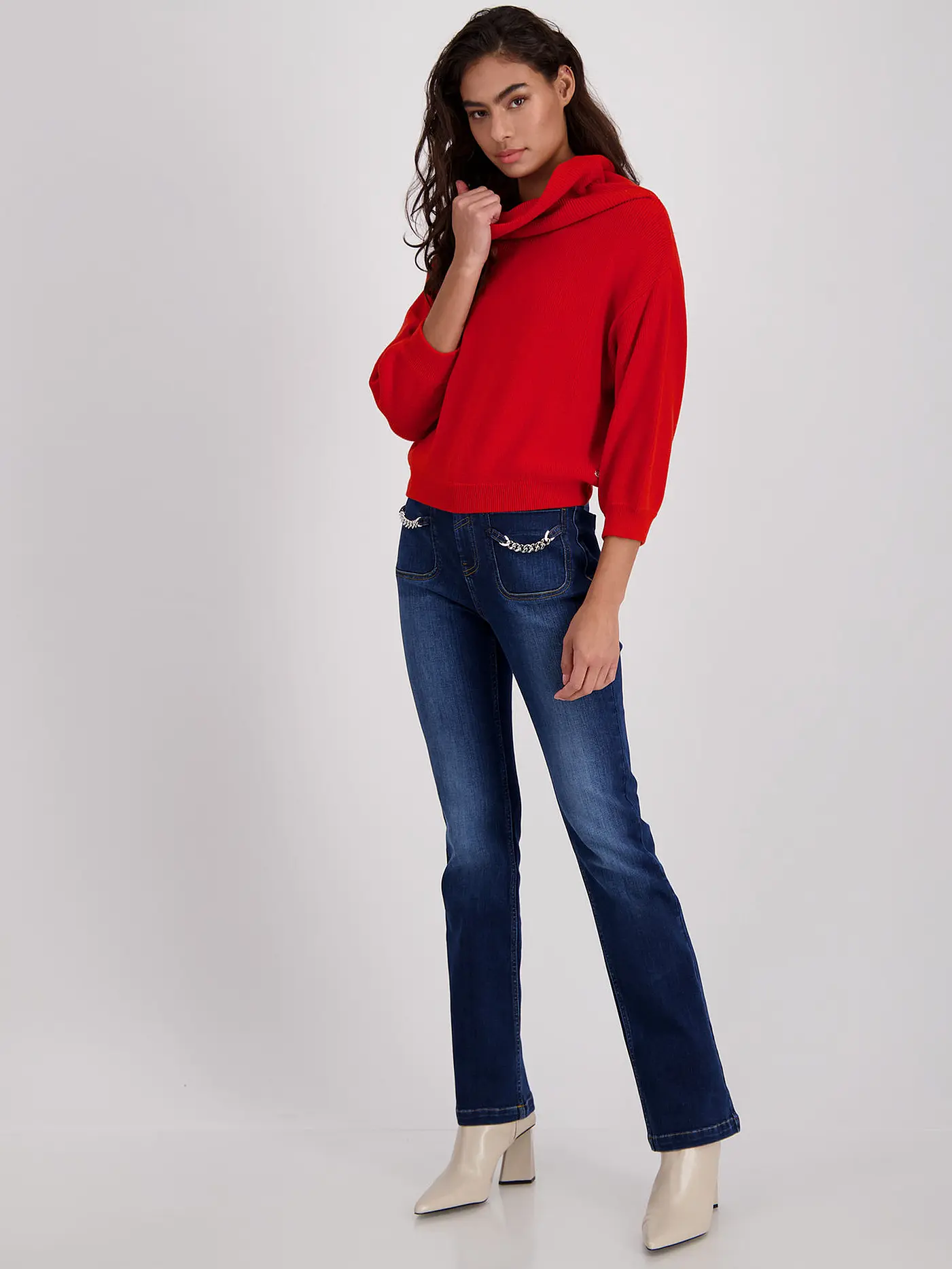 MONARI | Rollkragenpullover | orange