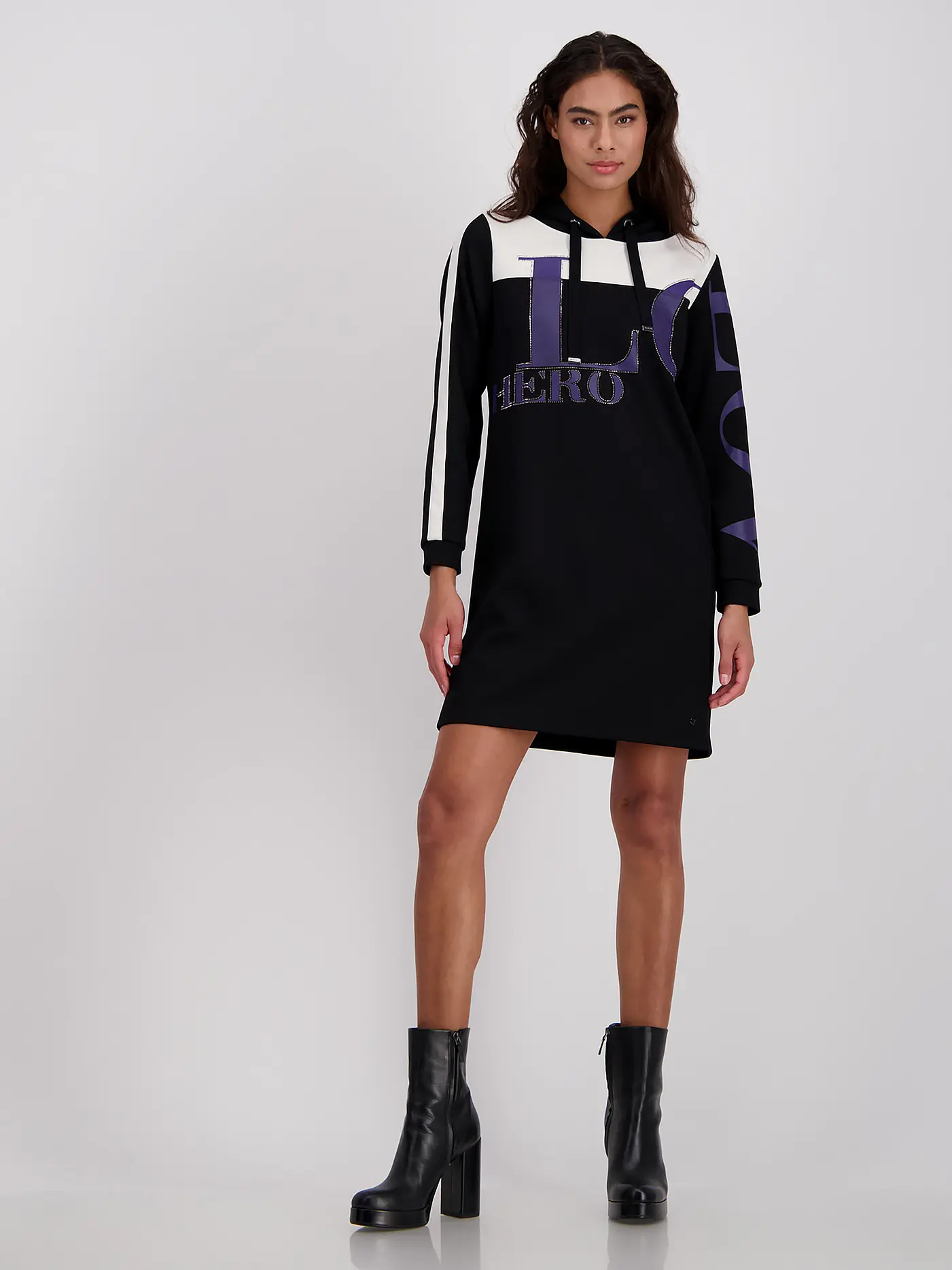 MONARI | Sweatkleid | schwarz