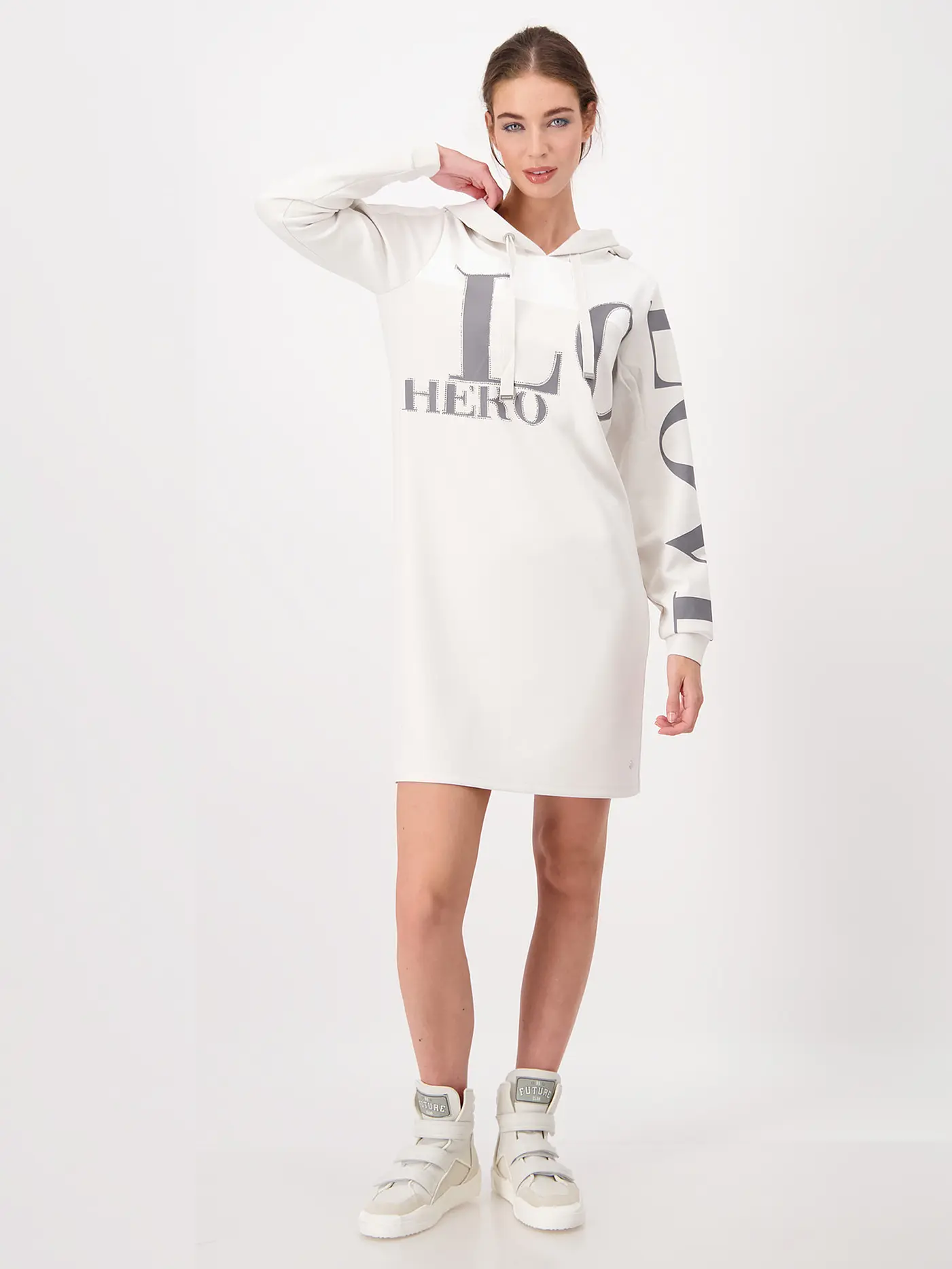 MONARI | Sweatkleid | creme