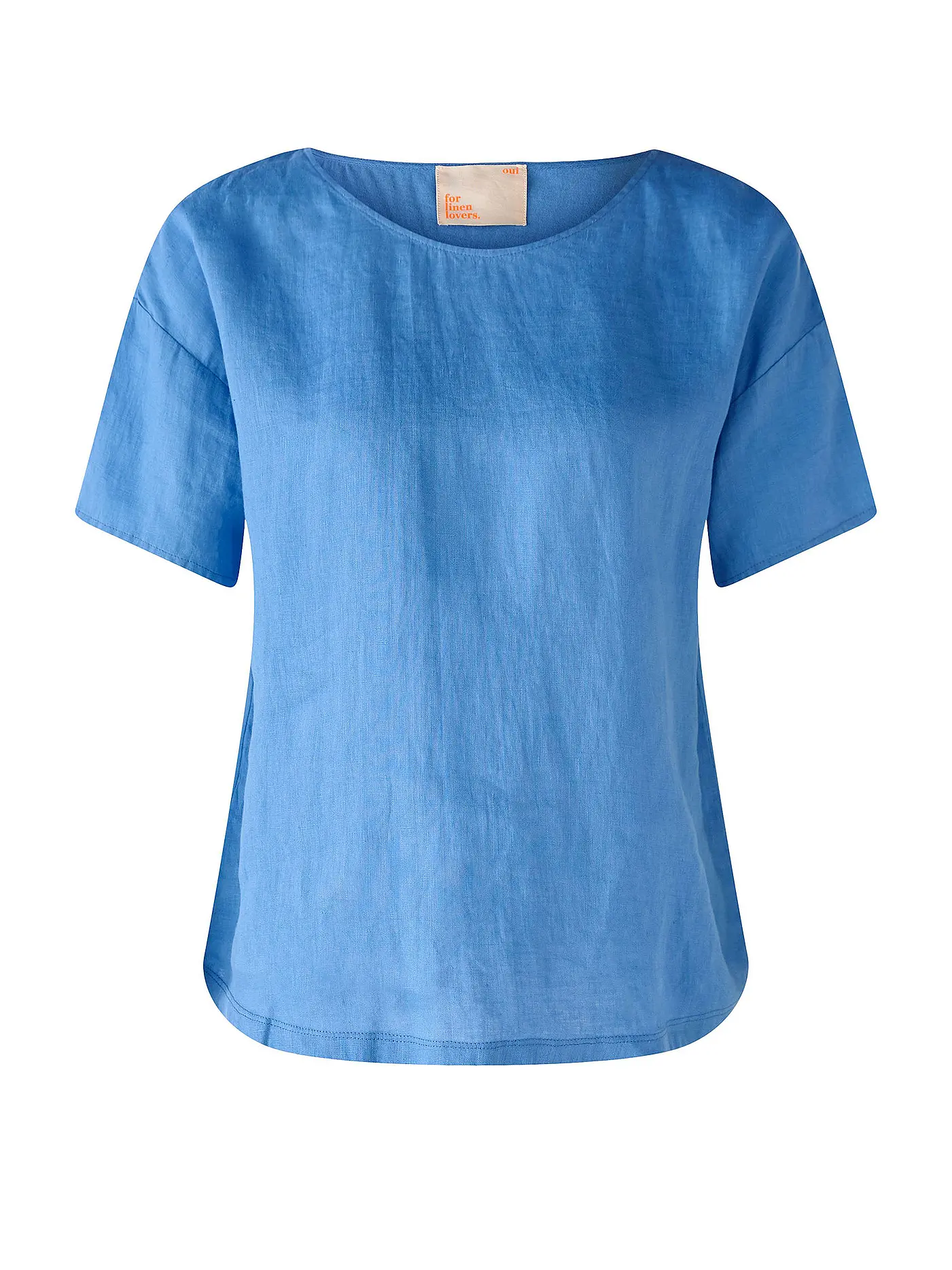 OUÍ | Leinenbluse | blau