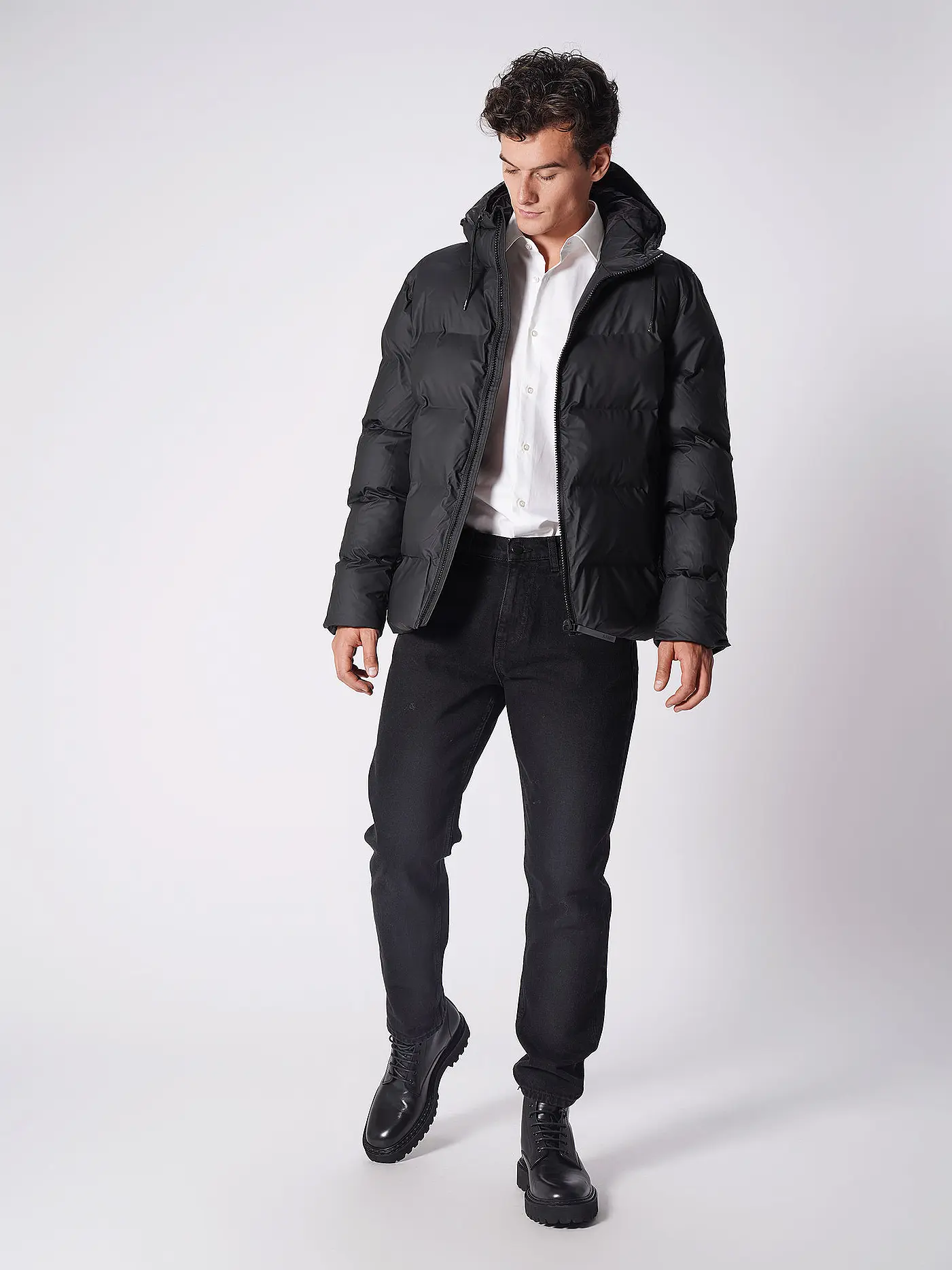 RAINS | Steppjacke | schwarz