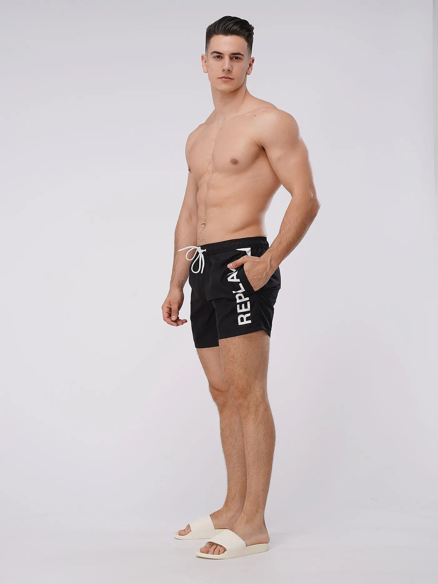 REPLAY | Badeshorts | schwarz