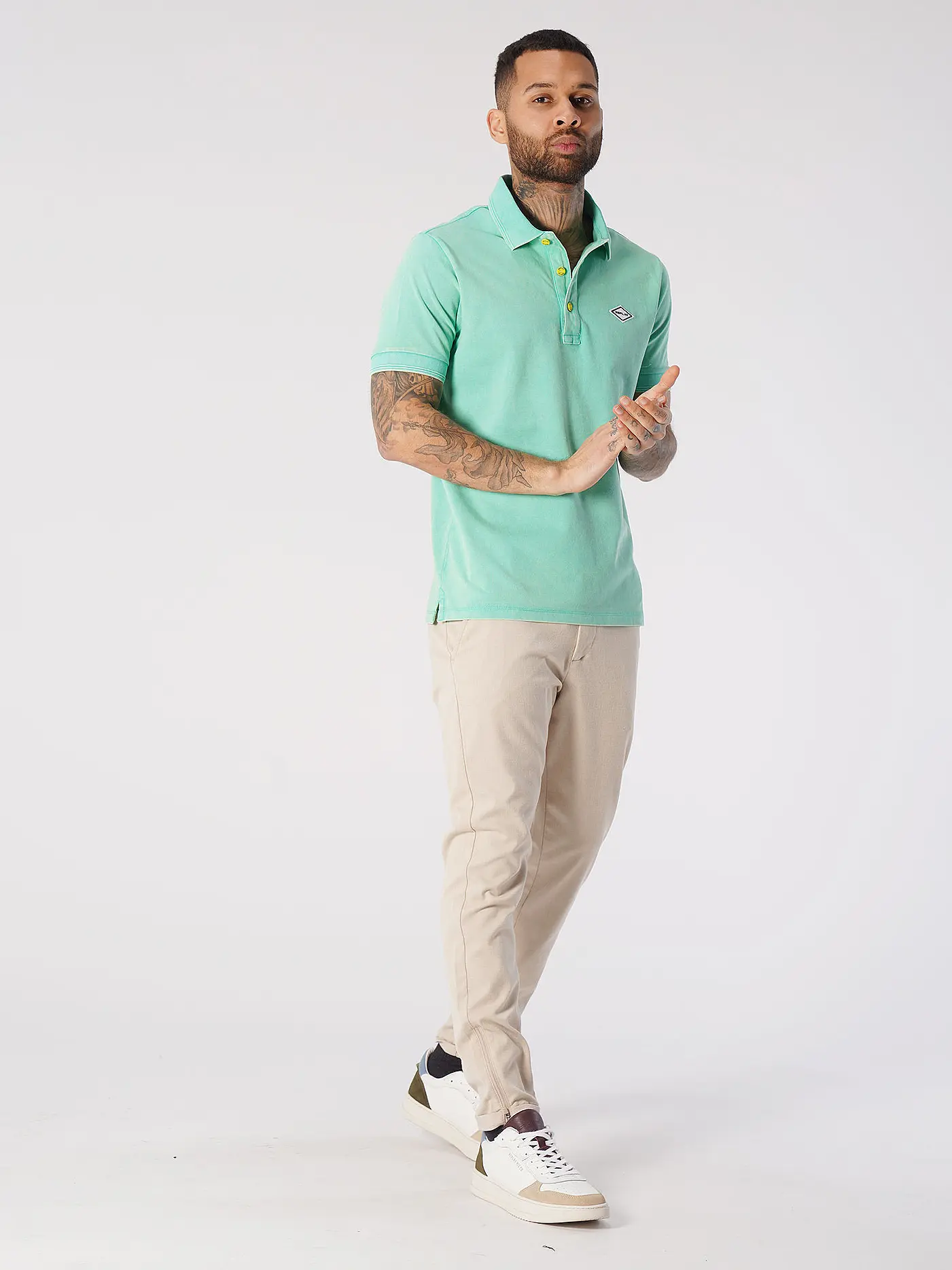 REPLAY | Poloshirt | grün