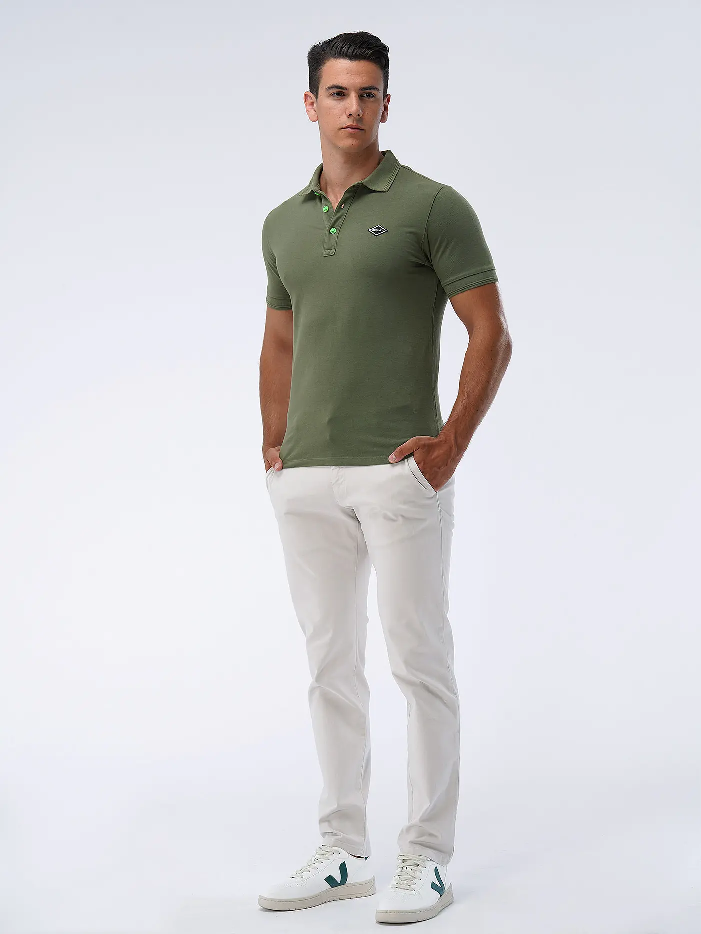 REPLAY | Poloshirt | grün