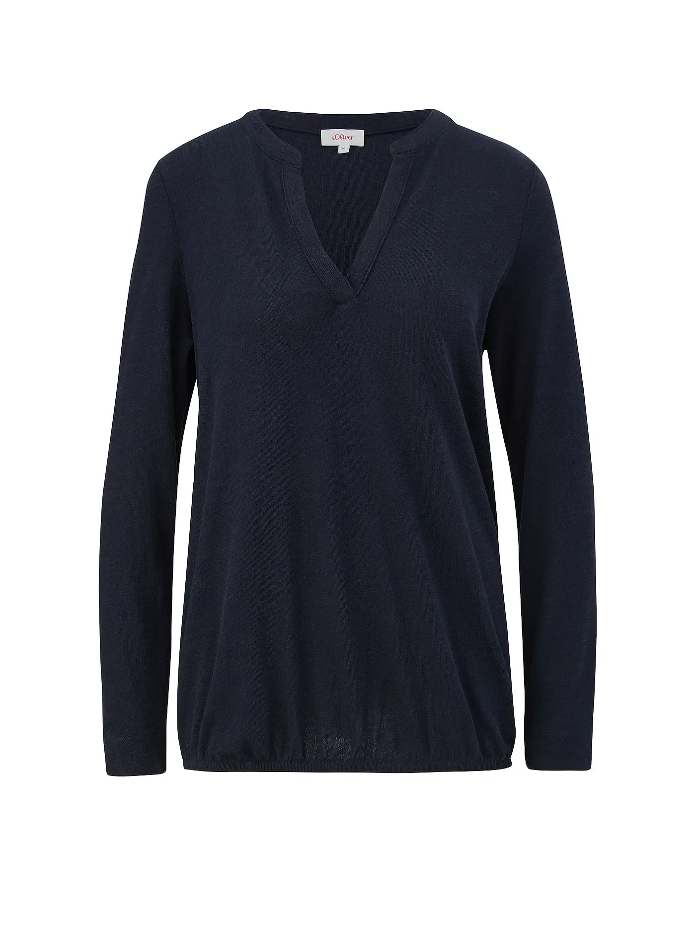 S.OLIVER | Langarmshirt | dunkelblau