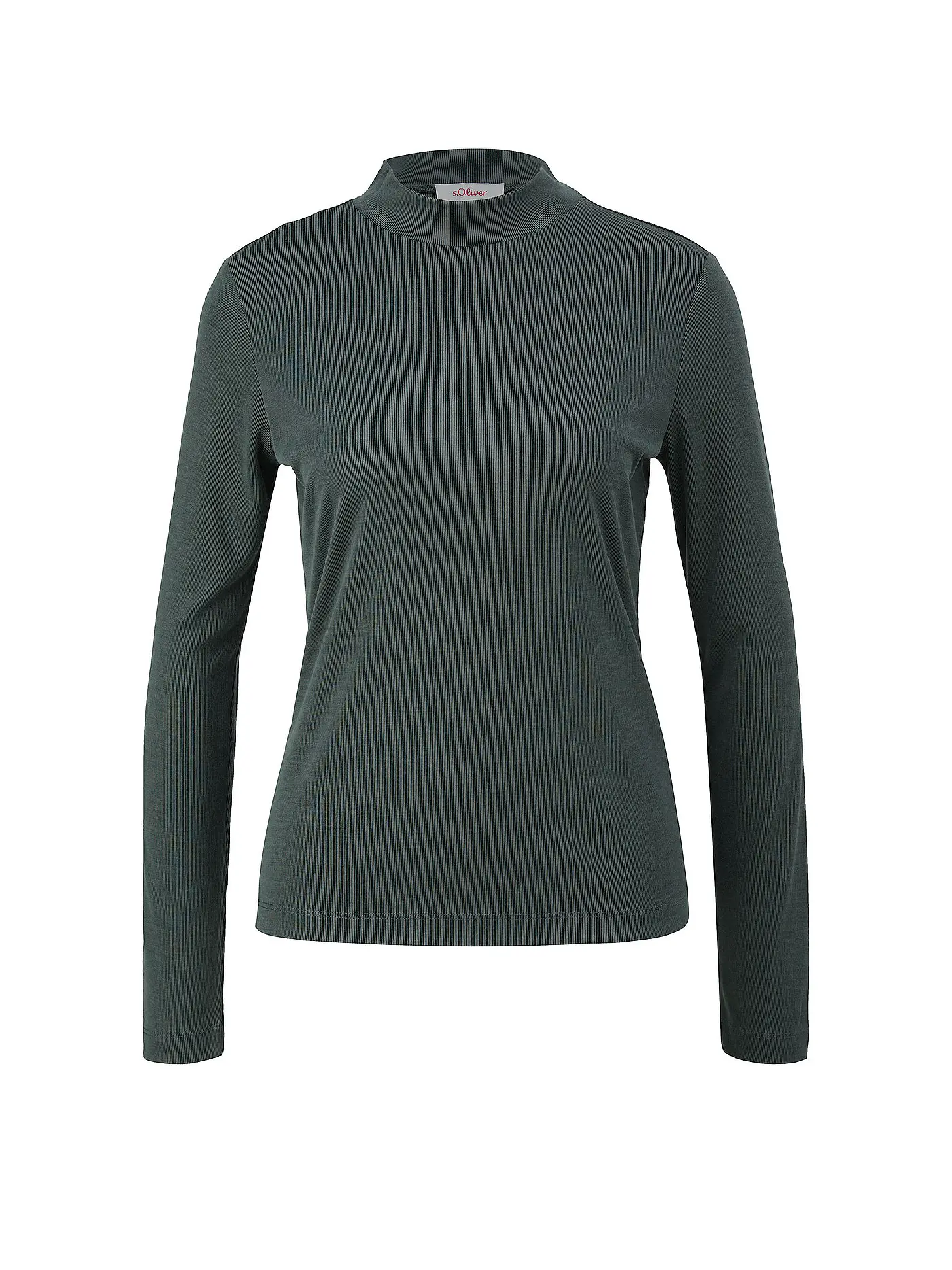 S.OLIVER | Langarmshirt | dunkelgrün