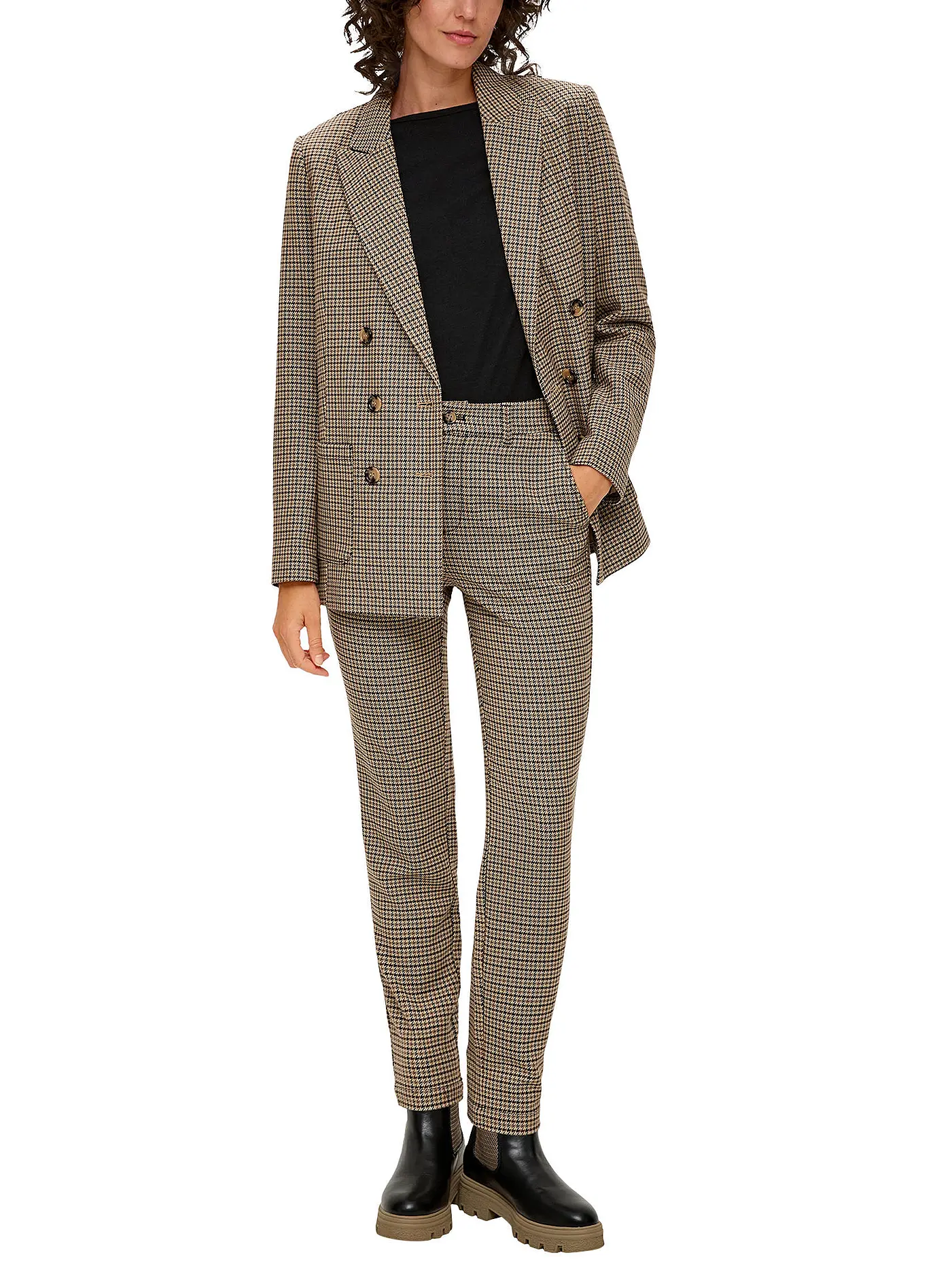 S.OLIVER | Langarmshirt | schwarz