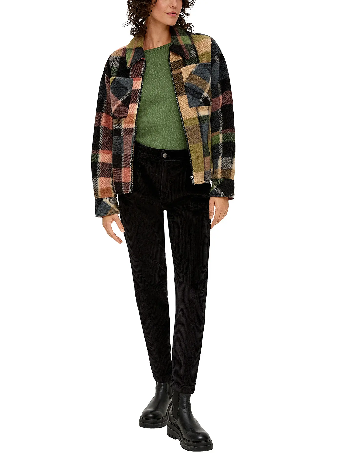 S.OLIVER | Langarmshirt | grün