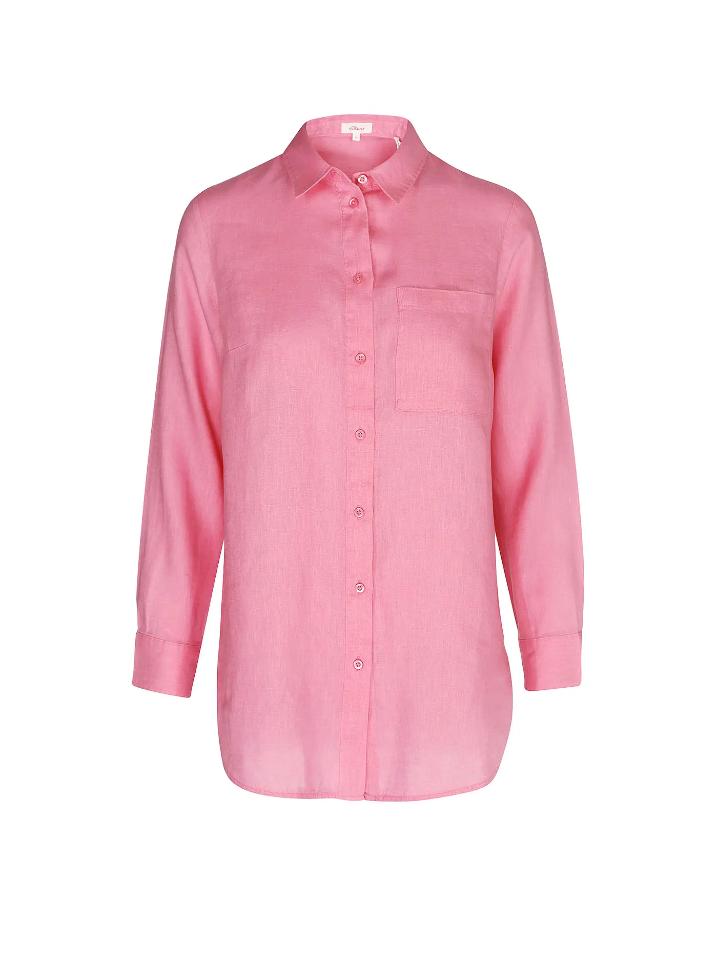 S.OLIVER | Leinenbluse | pink