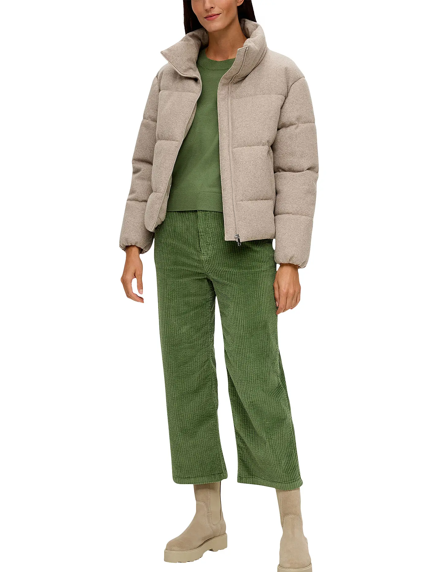 S.OLIVER | Pullover | grün