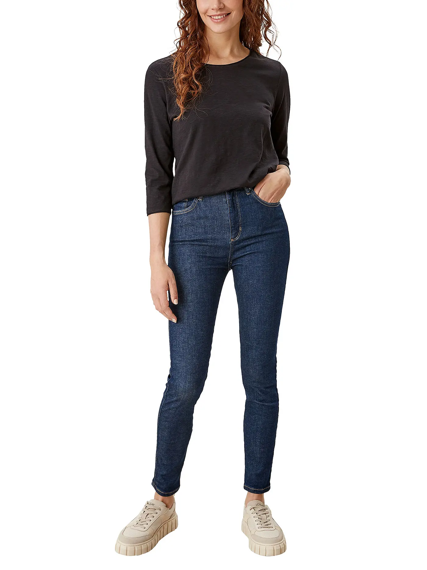 S.OLIVER | Shirt | schwarz