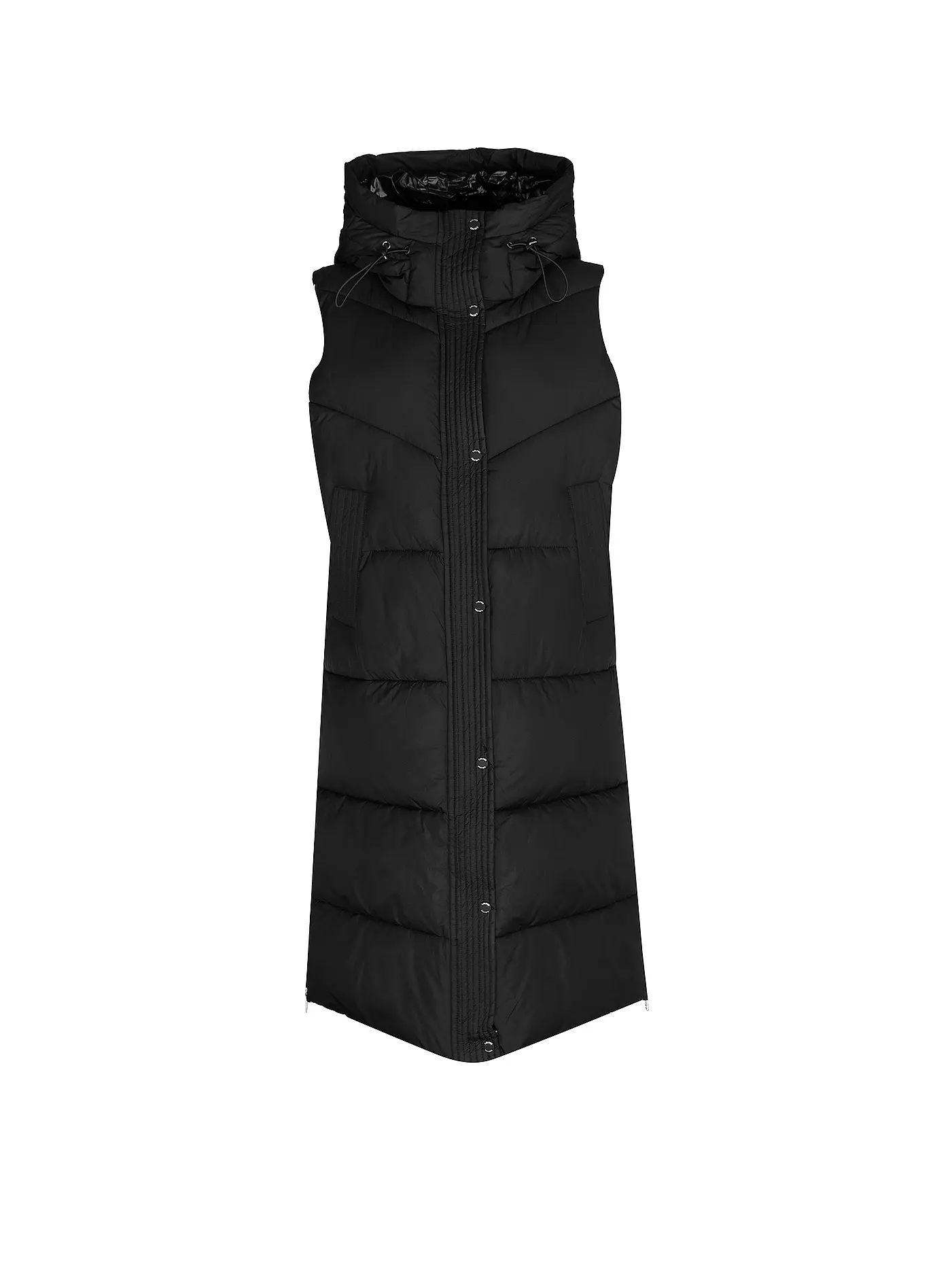 S.OLIVER | Steppgilet | schwarz