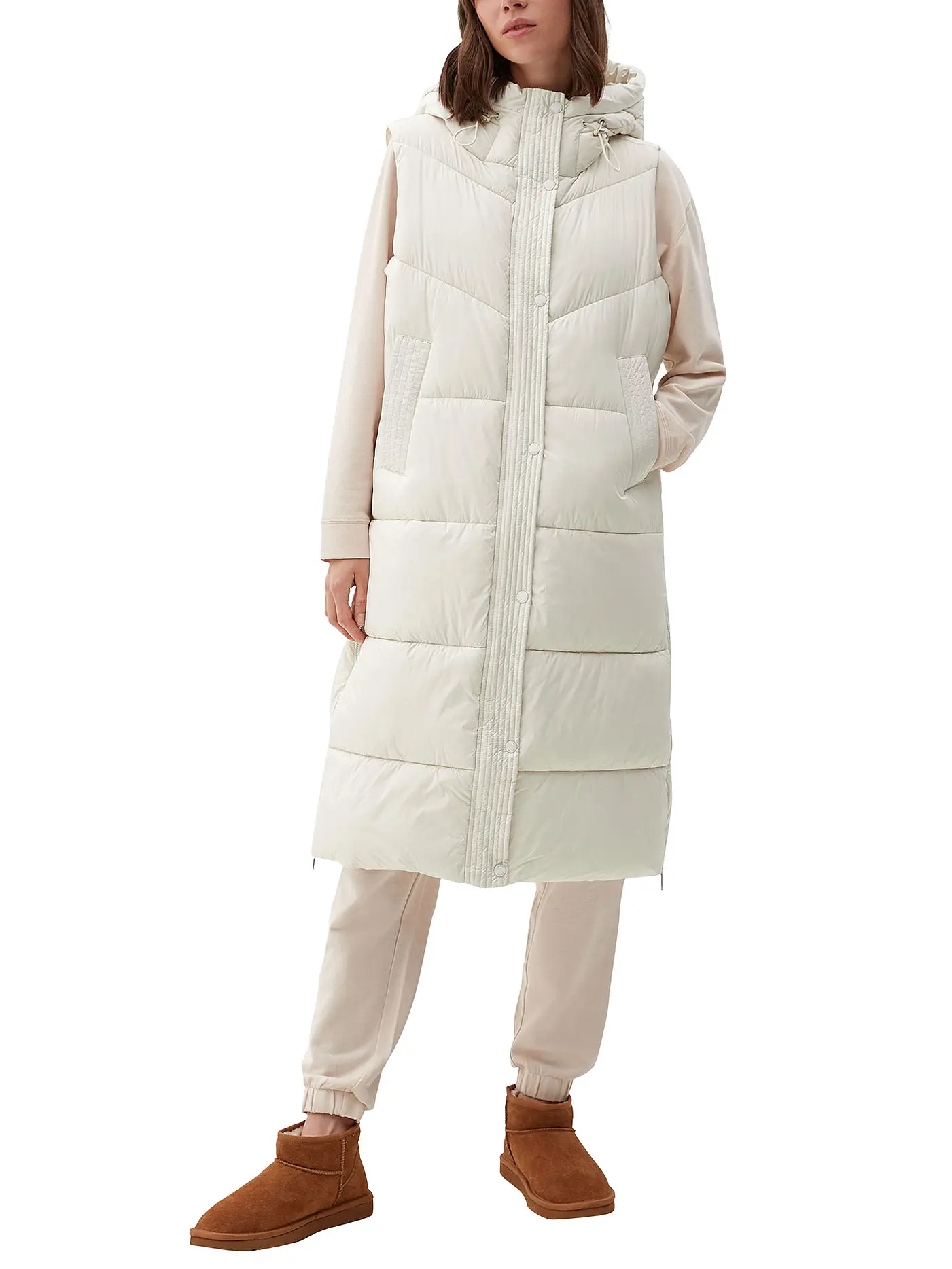 S.OLIVER | Steppgilet | creme