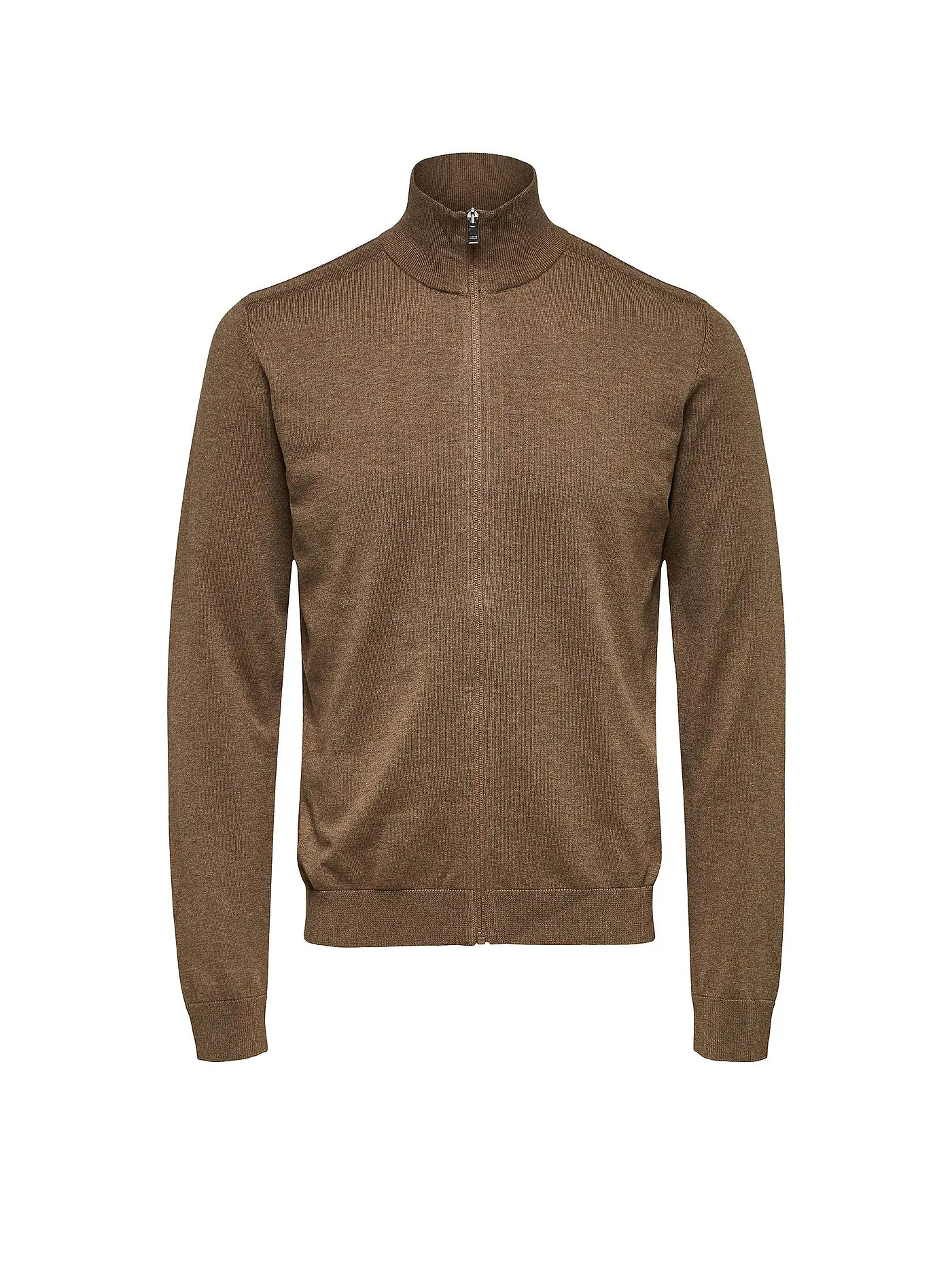 SELECTED | Strickjacke | braun