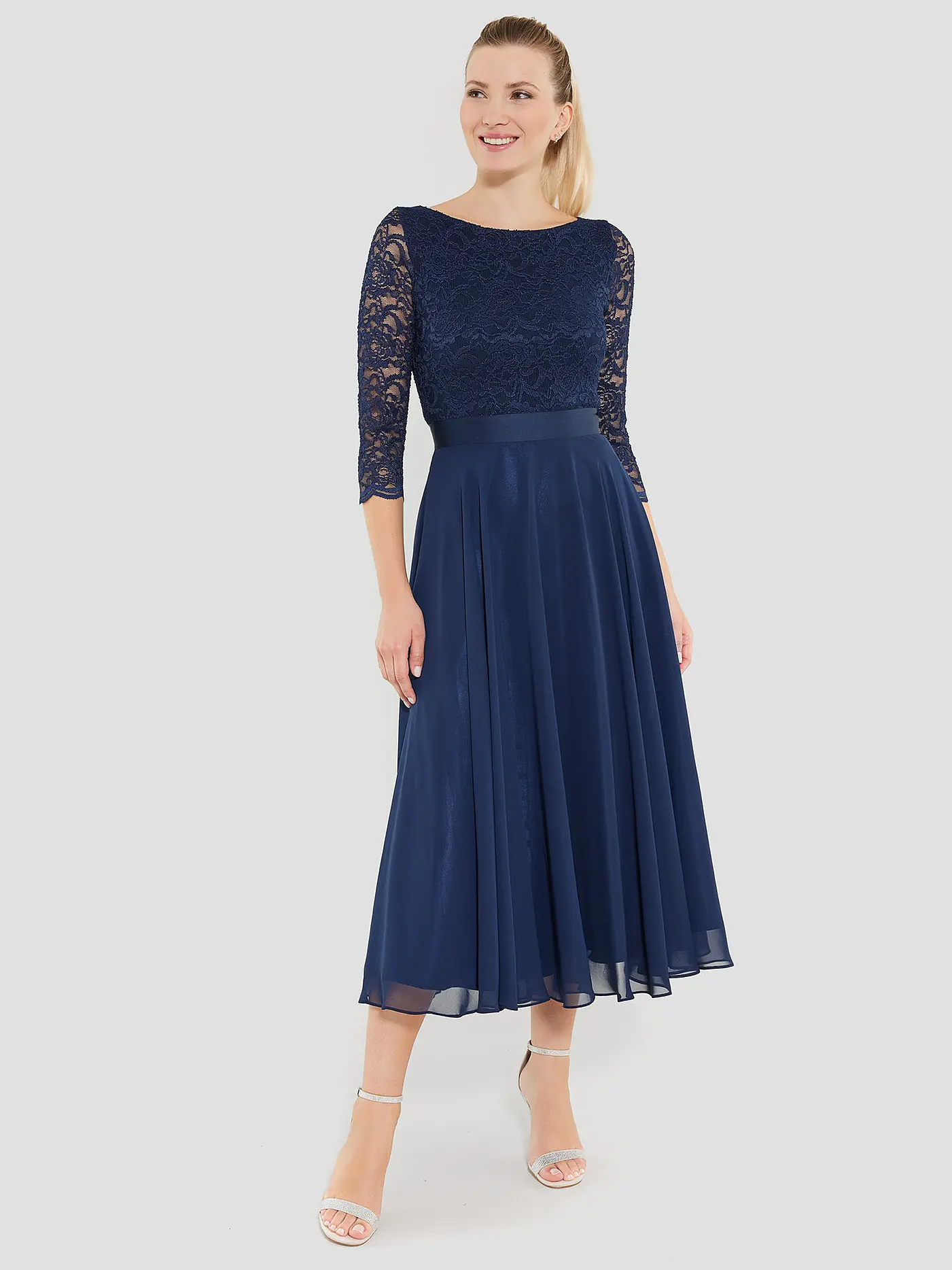 SWING | Cocktailkleid | dunkelblau