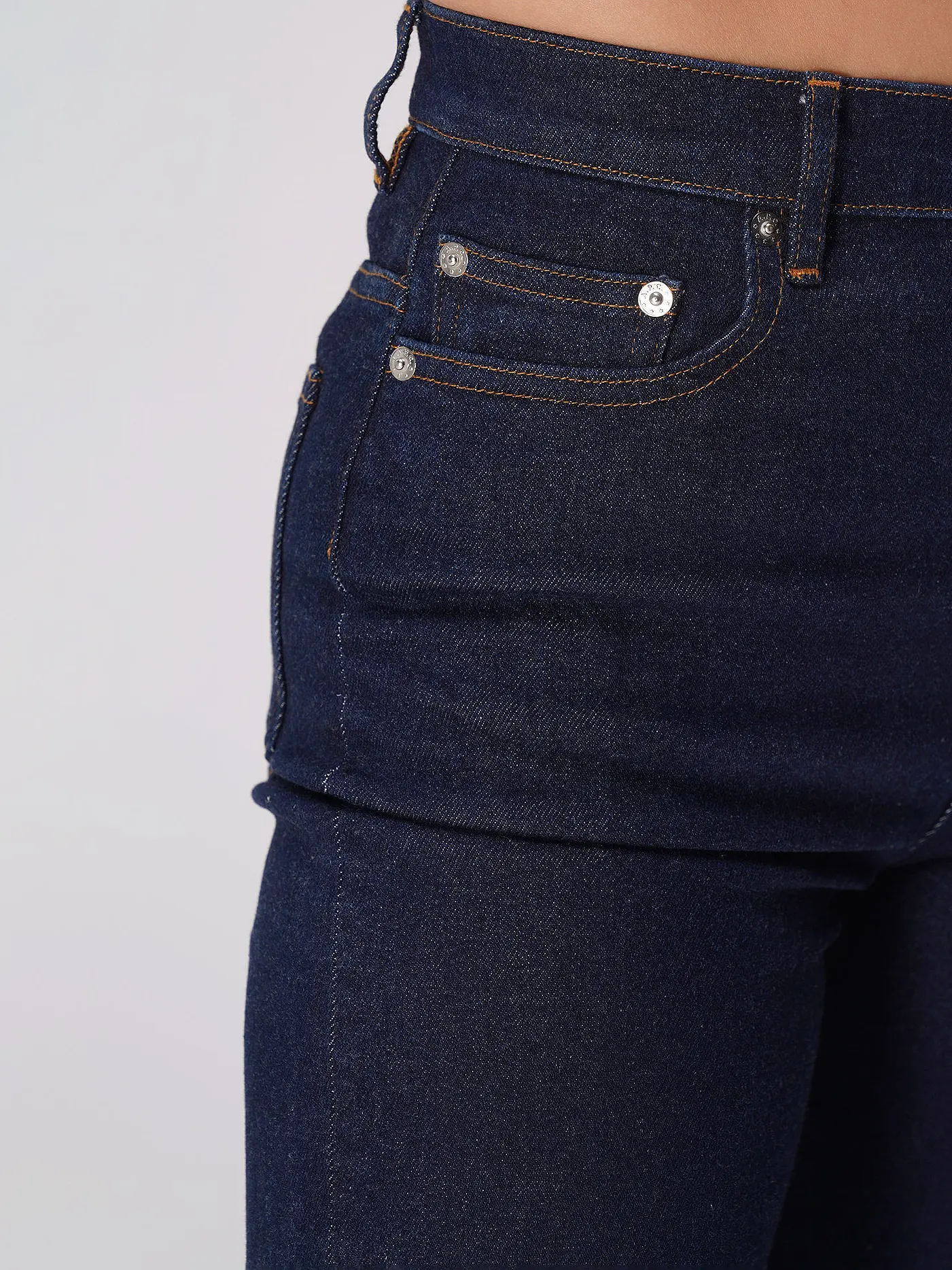 A.P.C. | Highwaist Jeans Straight Fit Spring | blau