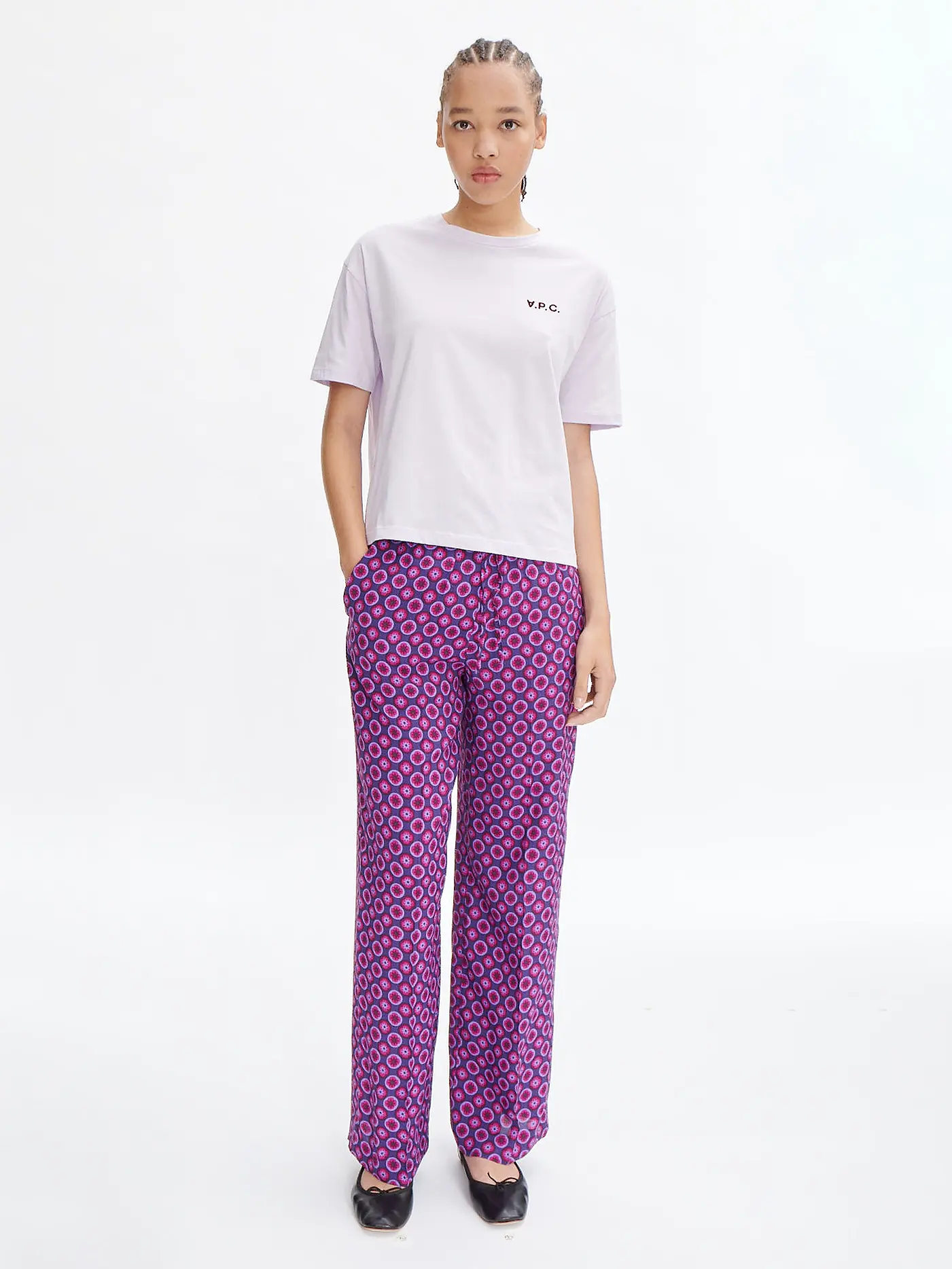 A.P.C. | Hose wide leg CARLOTA  | lila
