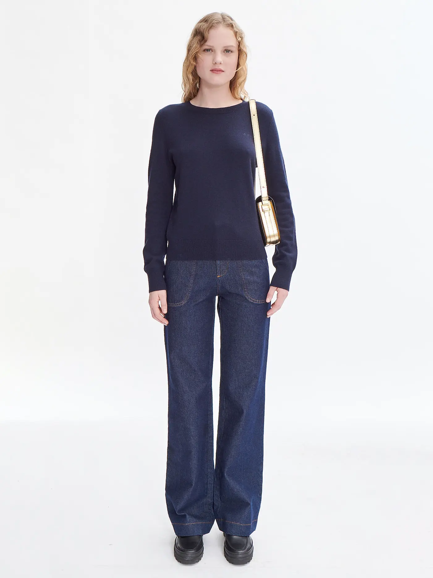A.P.C. | Jeans Wide Leg SEASIDE | dunkelblau