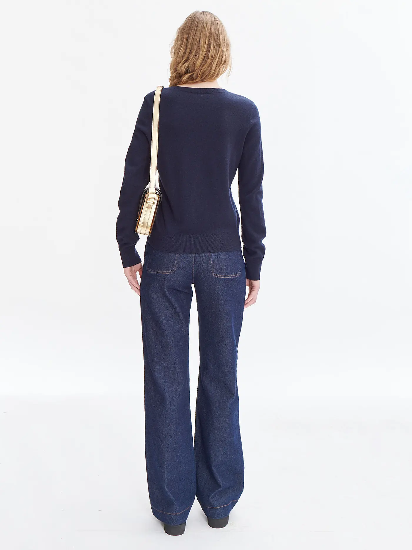 A.P.C. | Jeans Wide Leg SEASIDE | dunkelblau