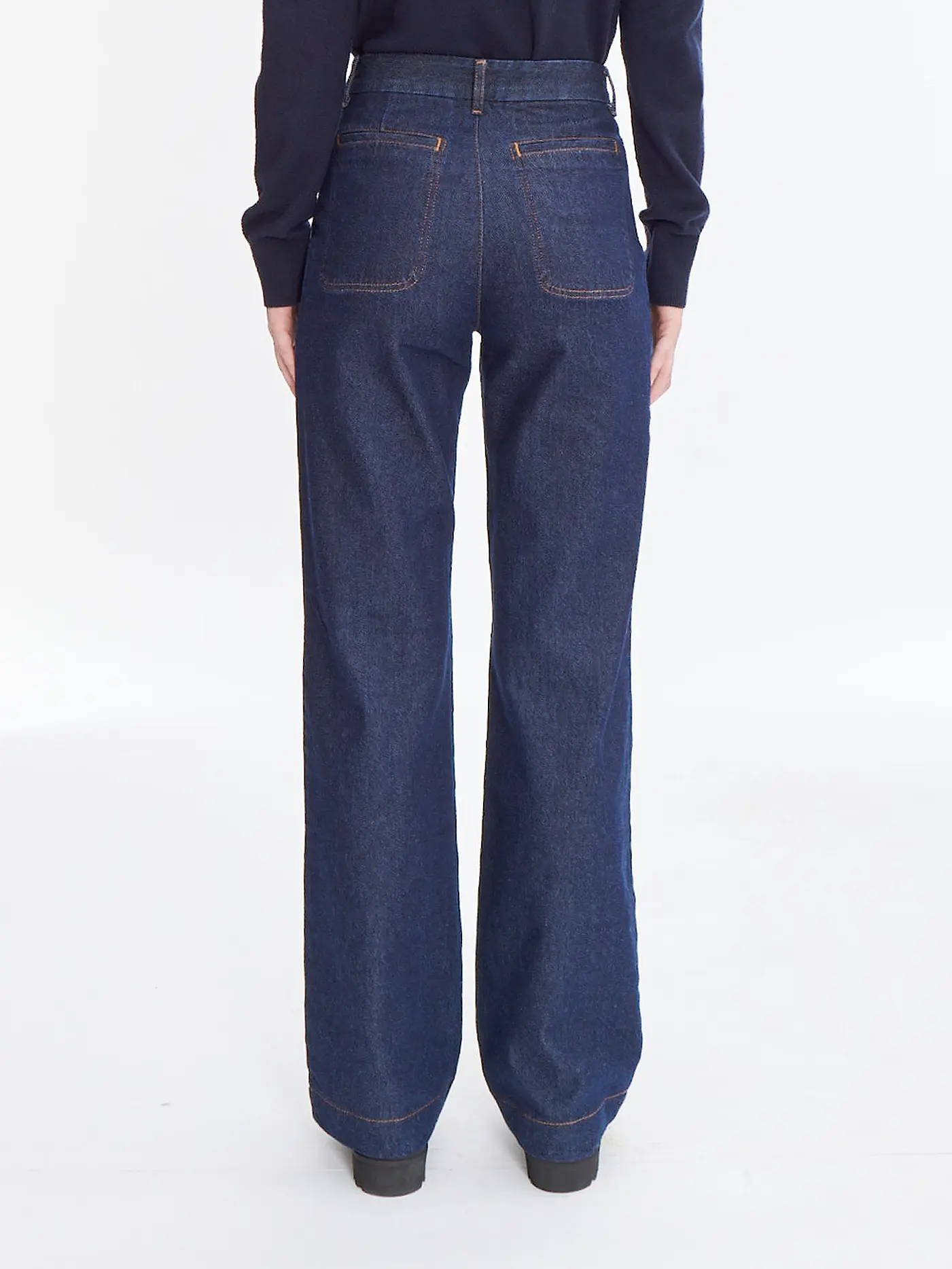 A.P.C. | Jeans Wide Leg SEASIDE | dunkelblau