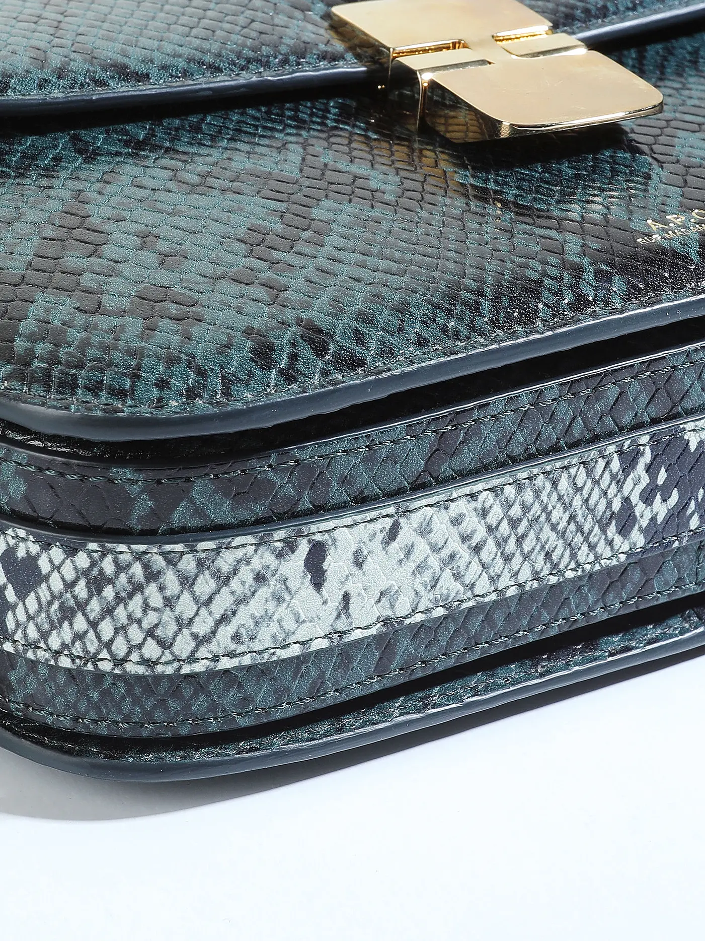 A.P.C. | Ledertasche - Mini Bag Grace | blau
