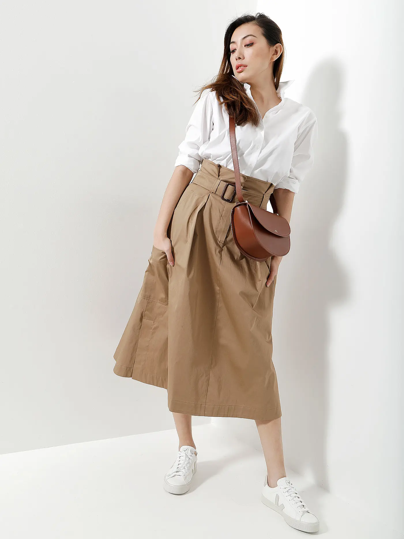 A.P.C. | Ledertasche - Umhängetasche | braun