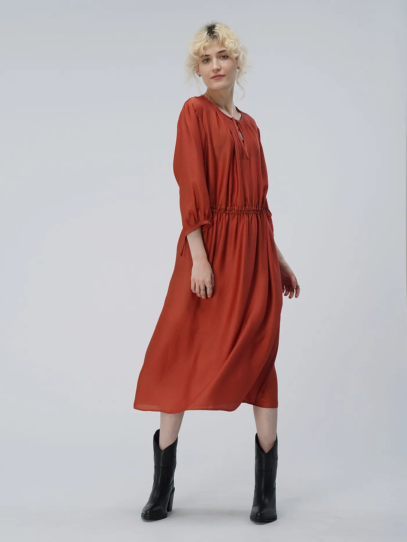 A.P.C. | Midikleid EVE | braun