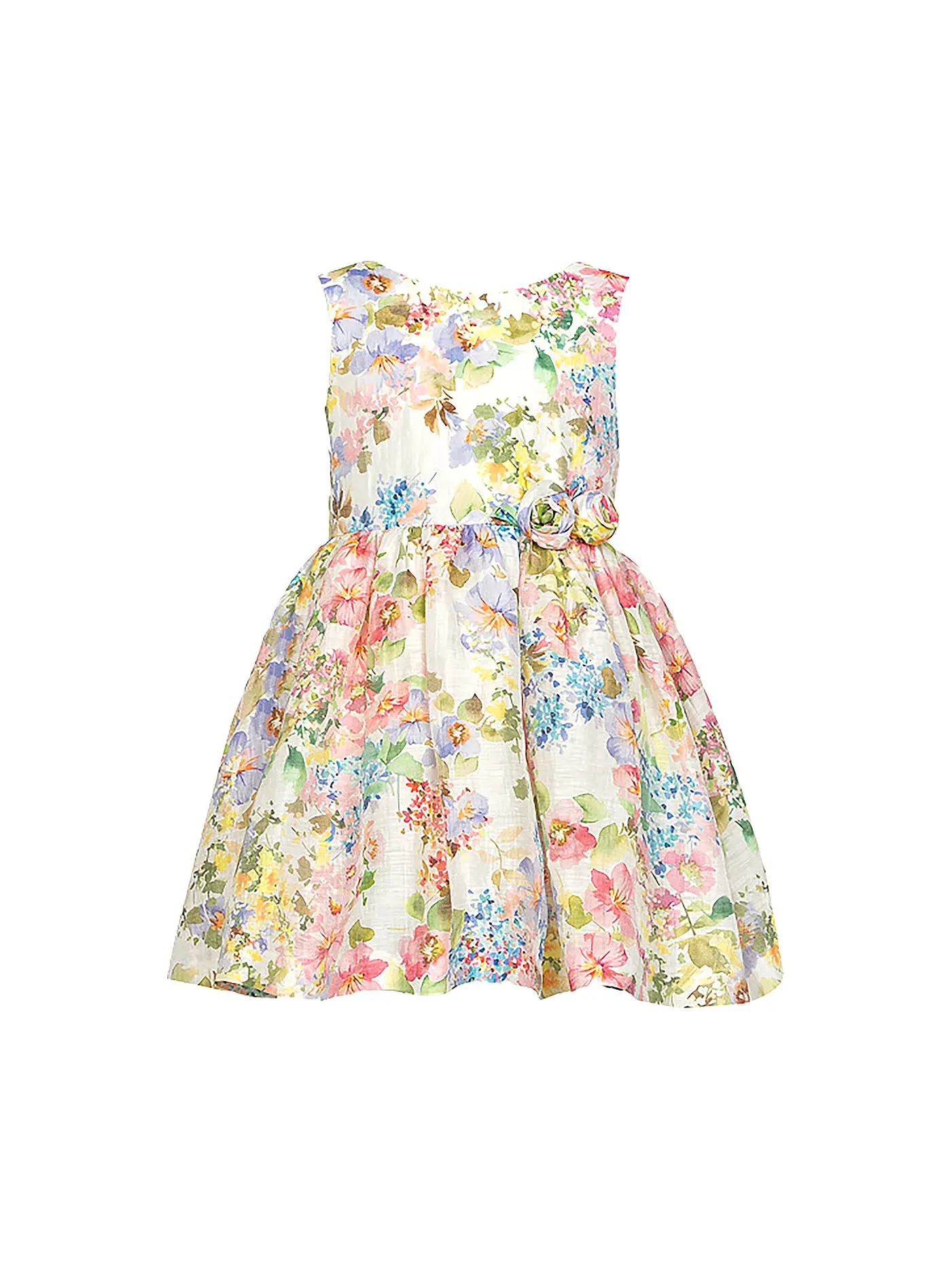 ABEL & LULA | Mädchen Leinenkleid | bunt
