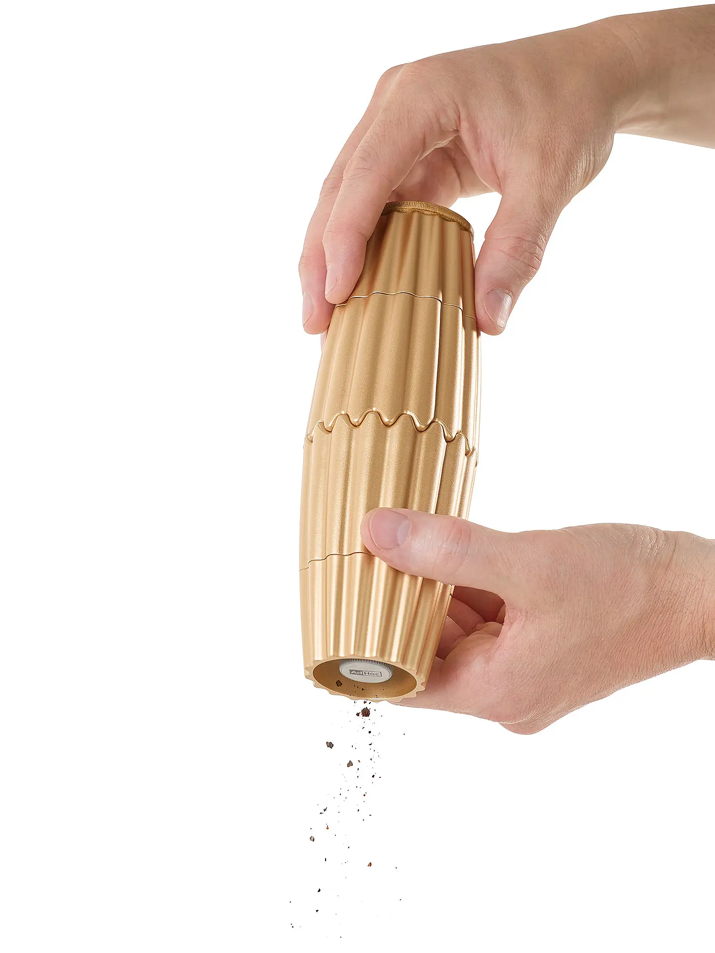 AD HOC | Salz- und Pfeffermühle 19,5cm MagTwo Gold / Bambus | gold