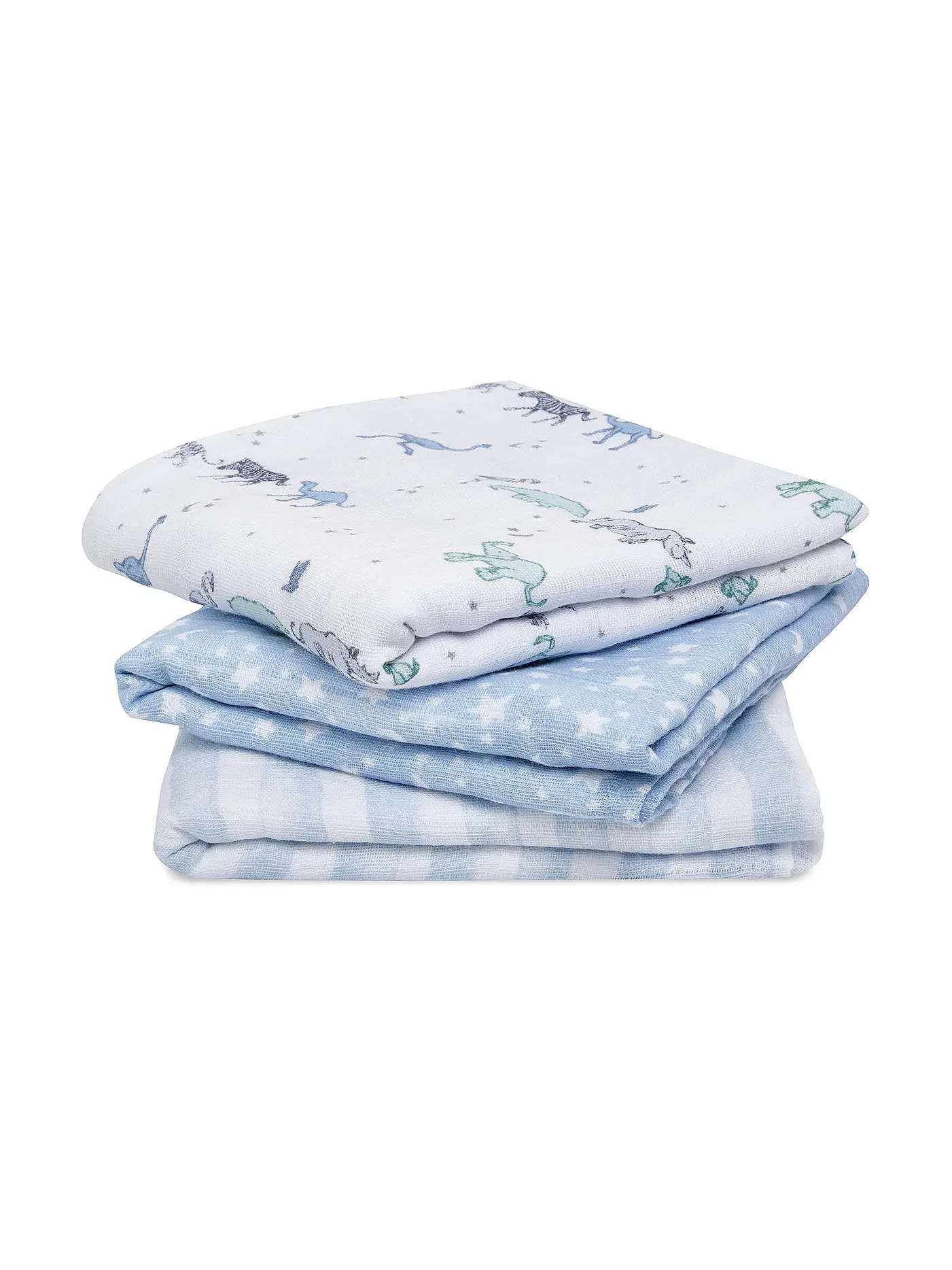 ADEN + ANAIS | Mulltuch 3er Pkg Musy Ma Fleur | weiss