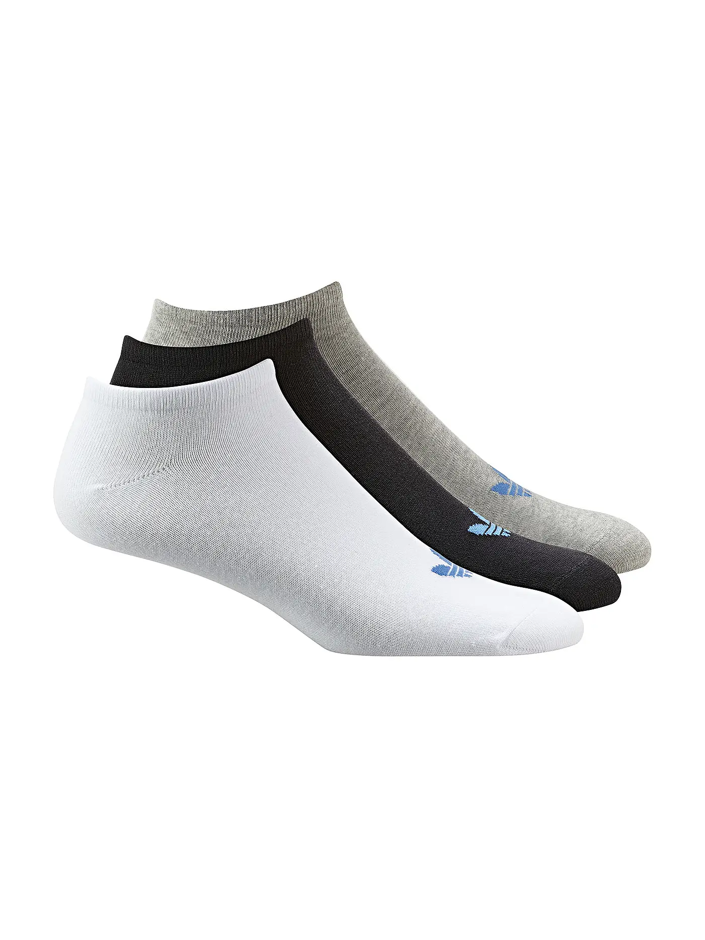 ADIDAS |  Socken 3er Pkg white black gre | weiss