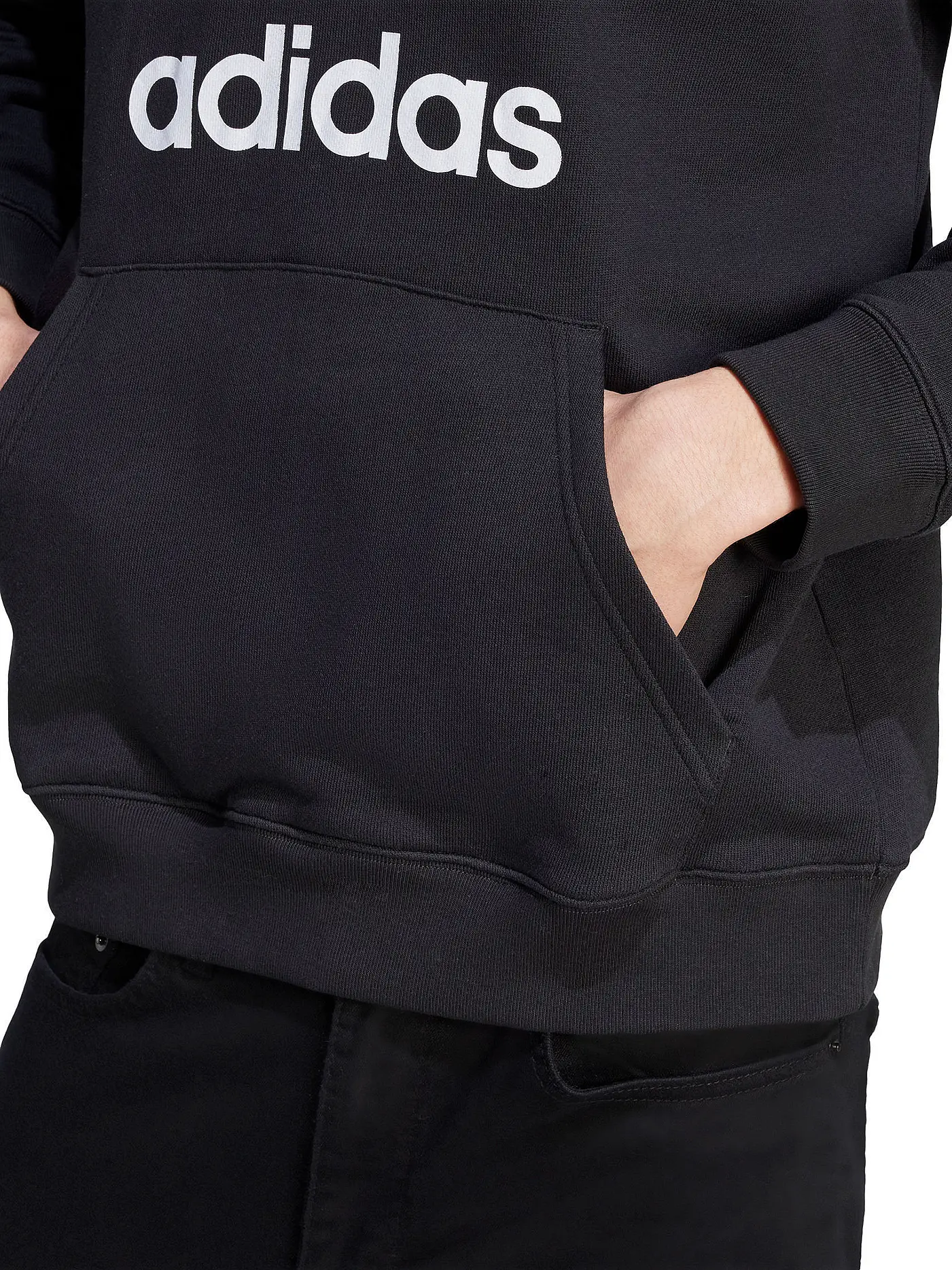 ADIDAS | Kapuzensweater - Hoodie TREFOIL  | schwarz