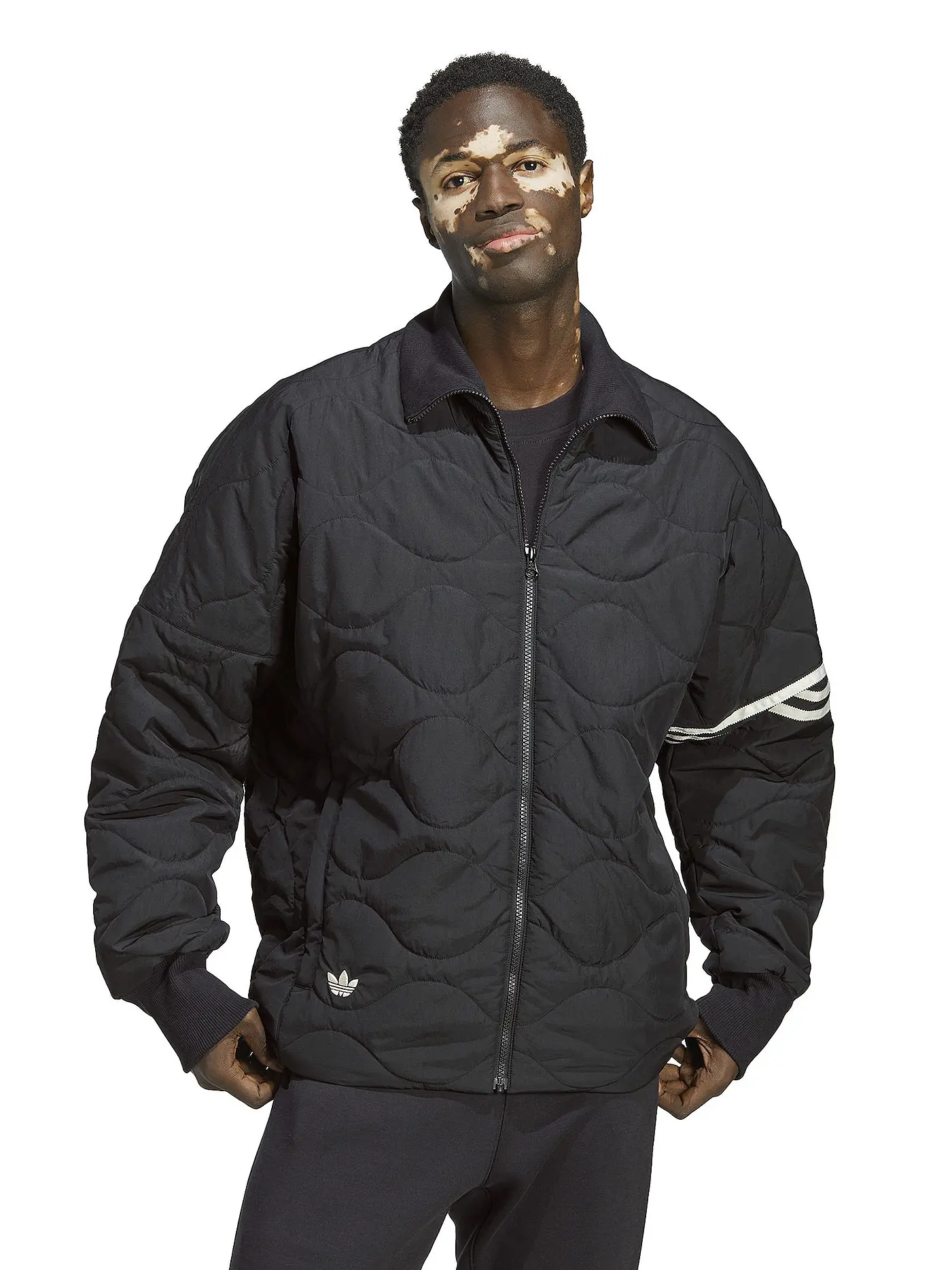 ADIDAS | Leichtsteppjacke  | schwarz