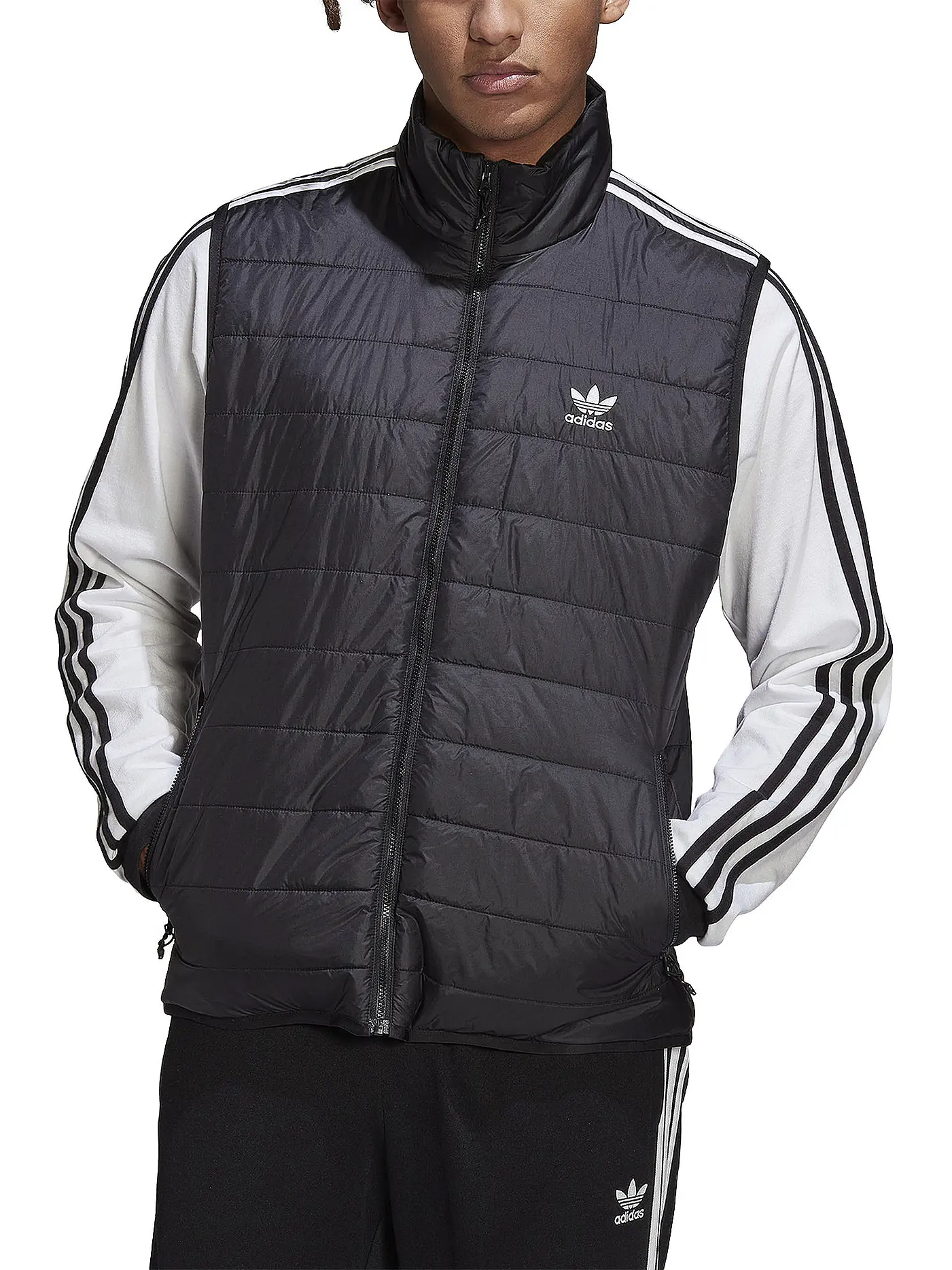 ADIDAS | Steppgilet | schwarz